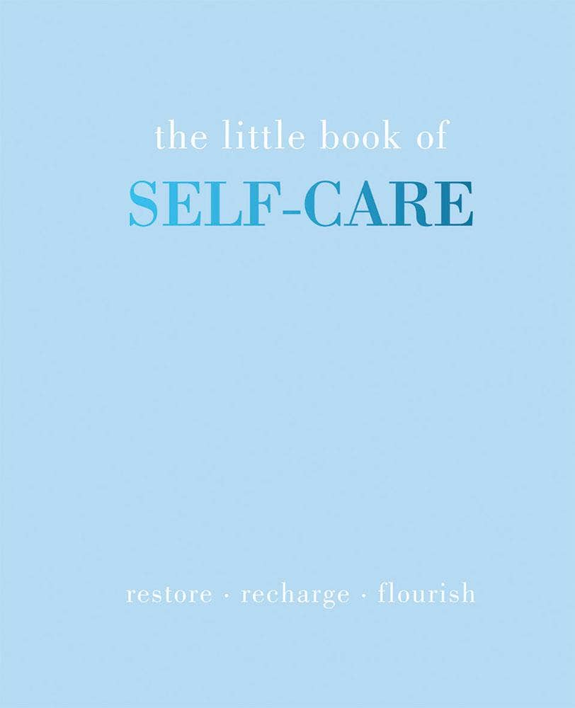 Book cover of 'the little book of SELF-CARE' on a light blue background