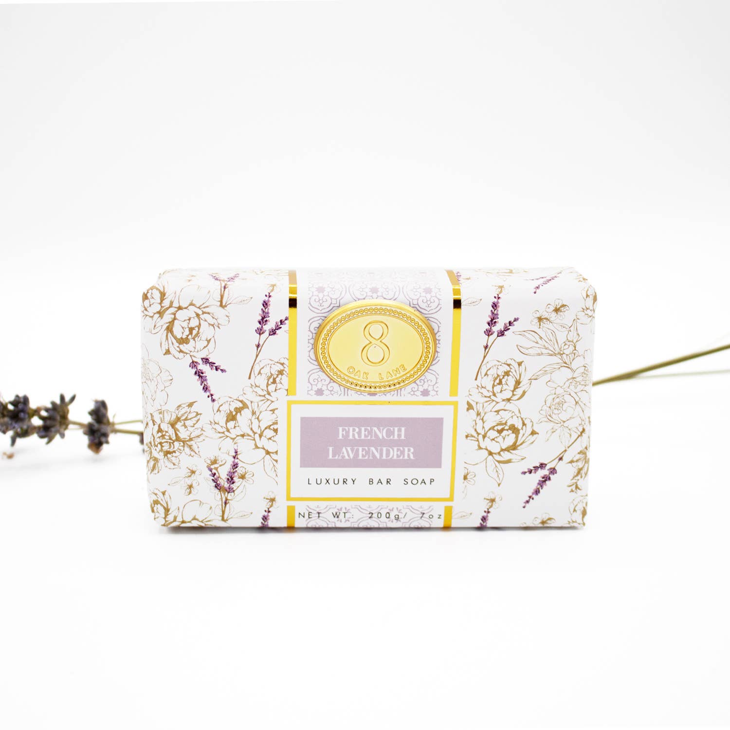 8 Oak Lane French Lavender Wrapped Bar Soap