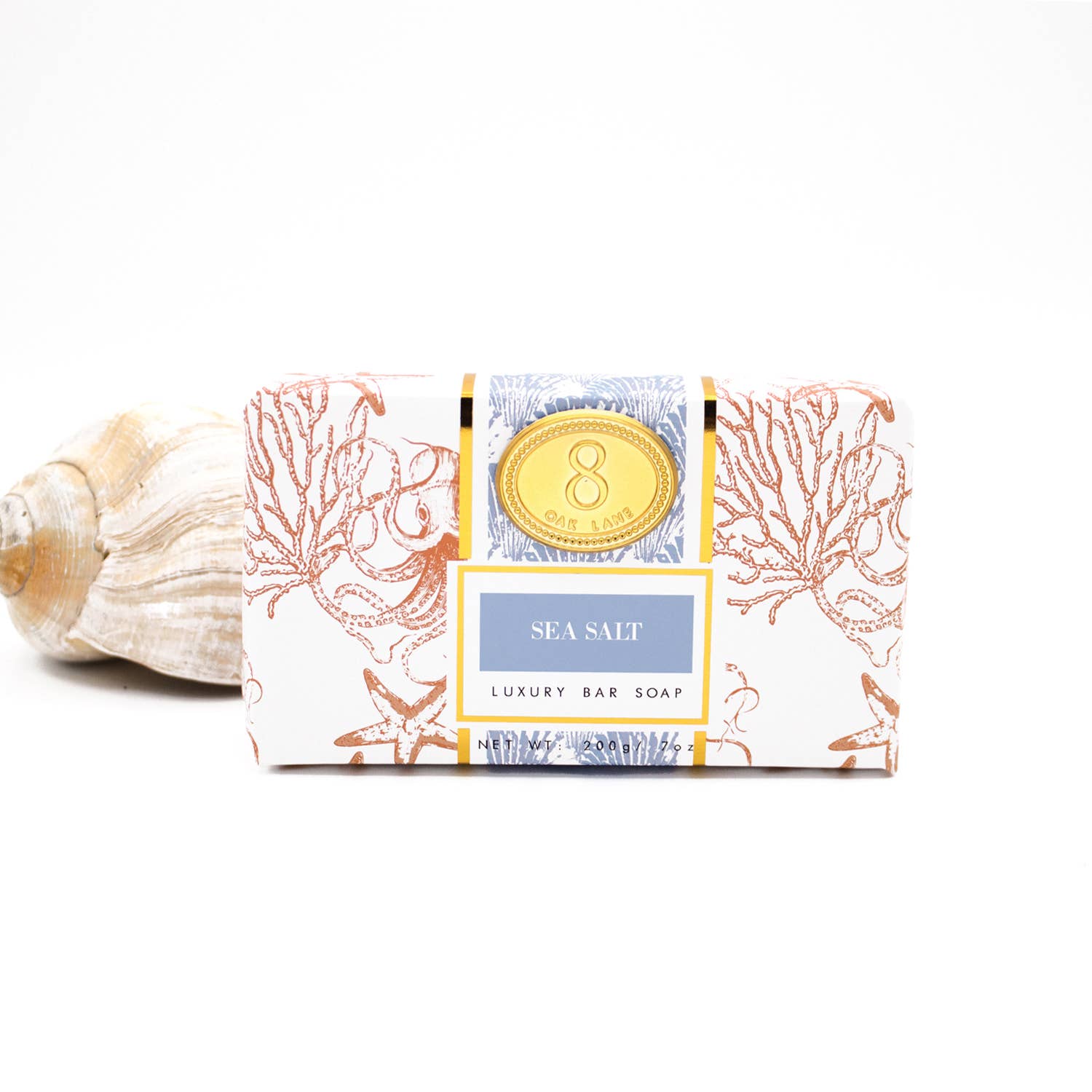 8 Oak Lane Sea Salt Wrapped Bar Soap