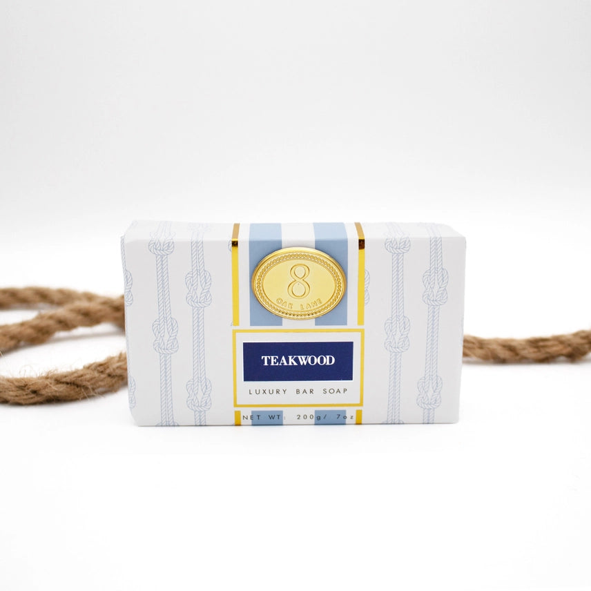 8 Oak Lane Teakwood Wrapped Bar Soap