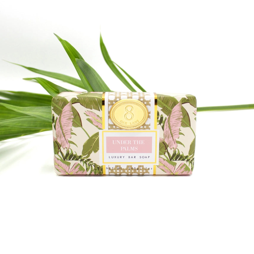 8 Oak Lane Under the Palms Wrapped Bar Soap
