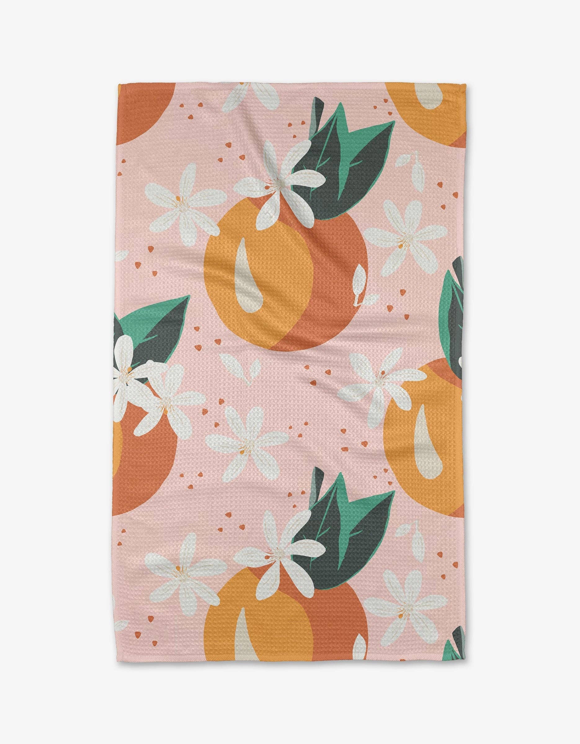 Geometry Just Peachy Tea Towel