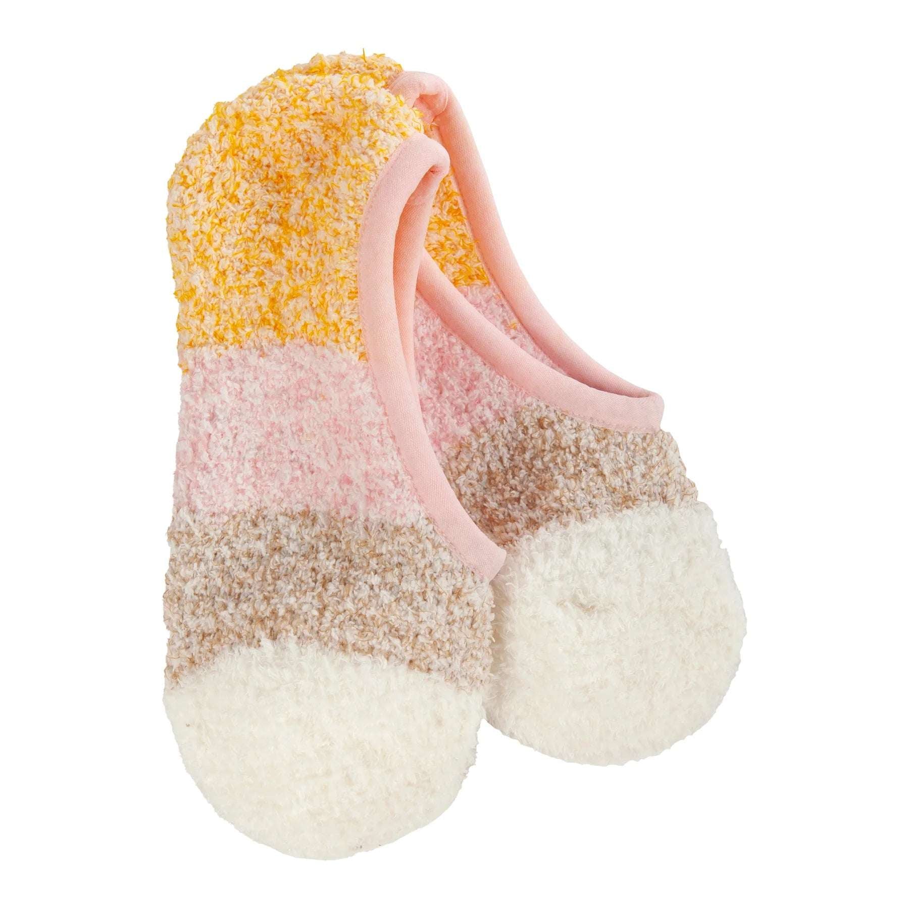 Cozy Footsie OS Pink Multi