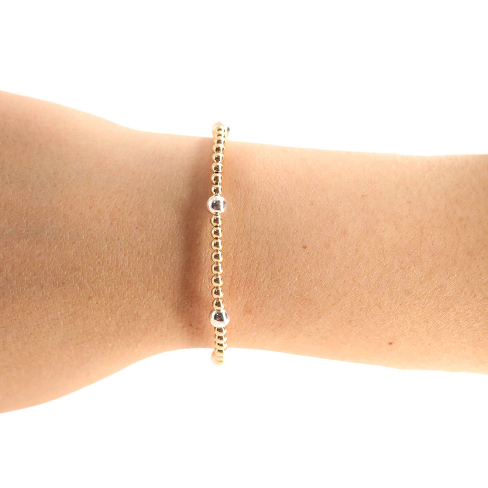 Olive Bracelet in Gold with Silver