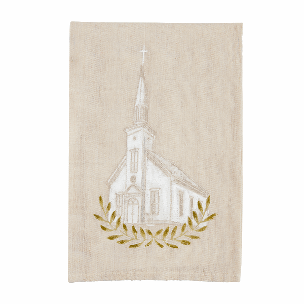 Church Painted Towel