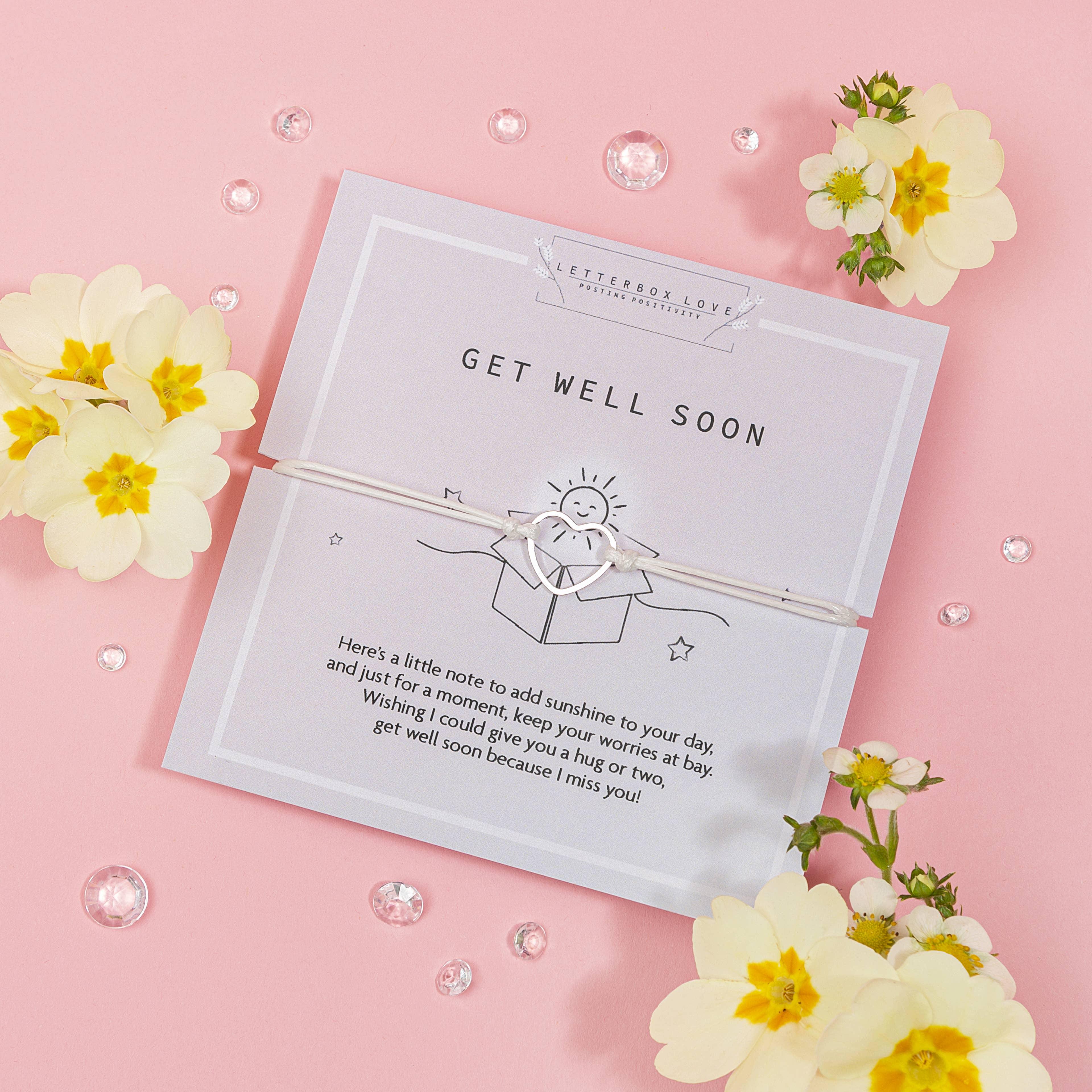 Get Well Soon Wish Bracelet - The Silver Dahlia
