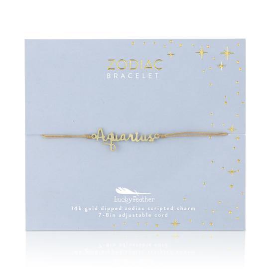 Zodiac Bracelet Aquarius - The Silver Dahlia