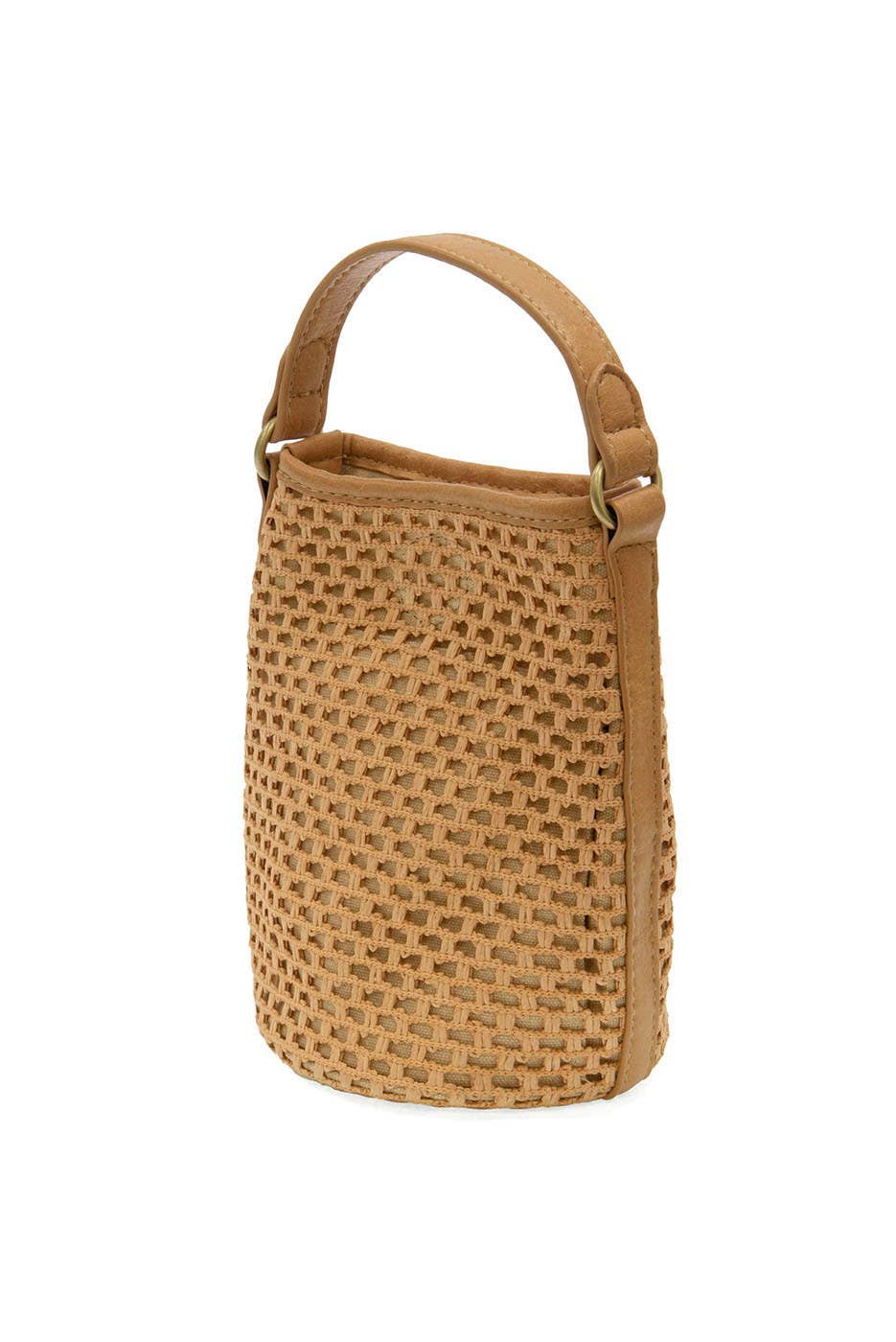 Kaia Open Weave Bucket Crossbody