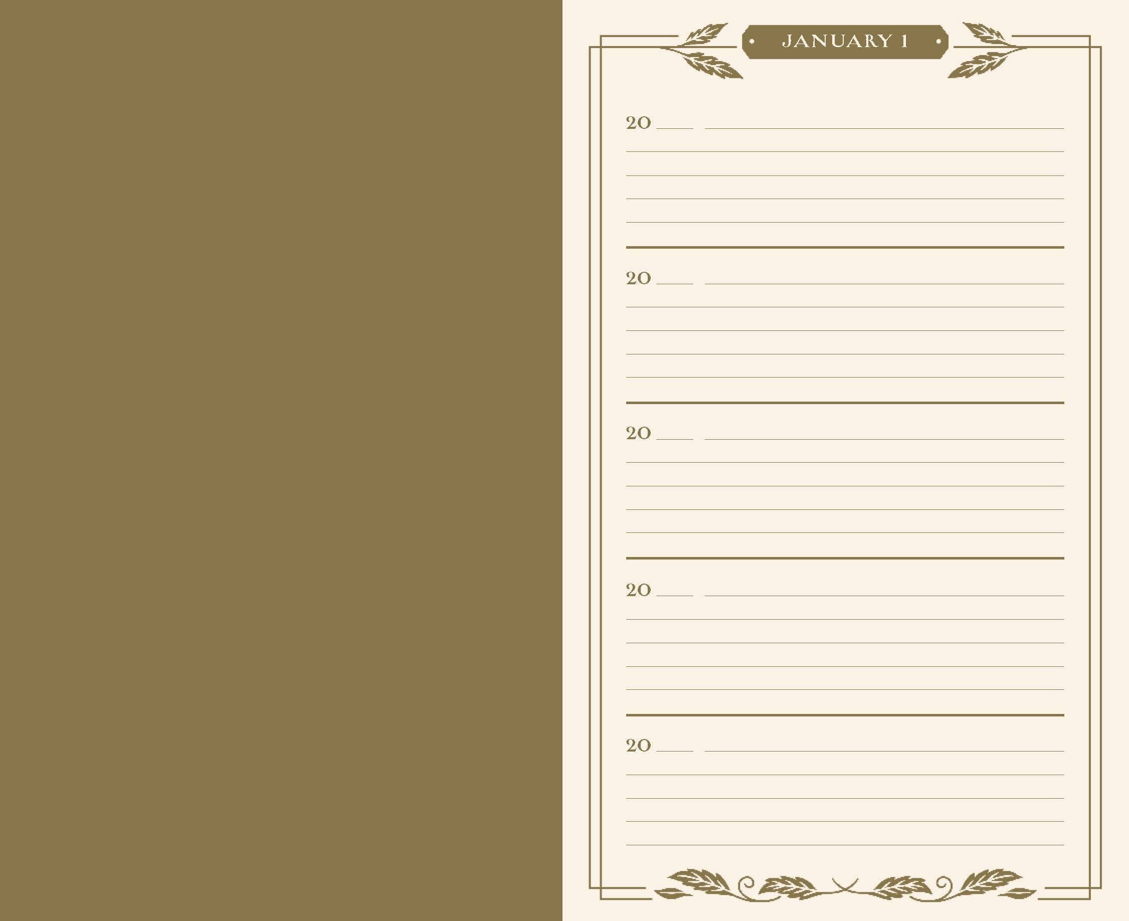 Gilded One Line a Day