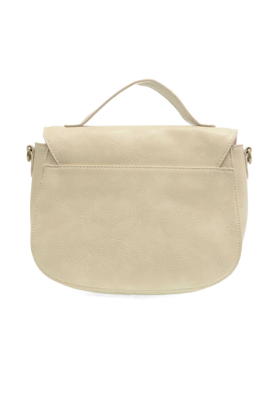 Hattie Bamboo Turnlock Top Handle Flap Crossbody