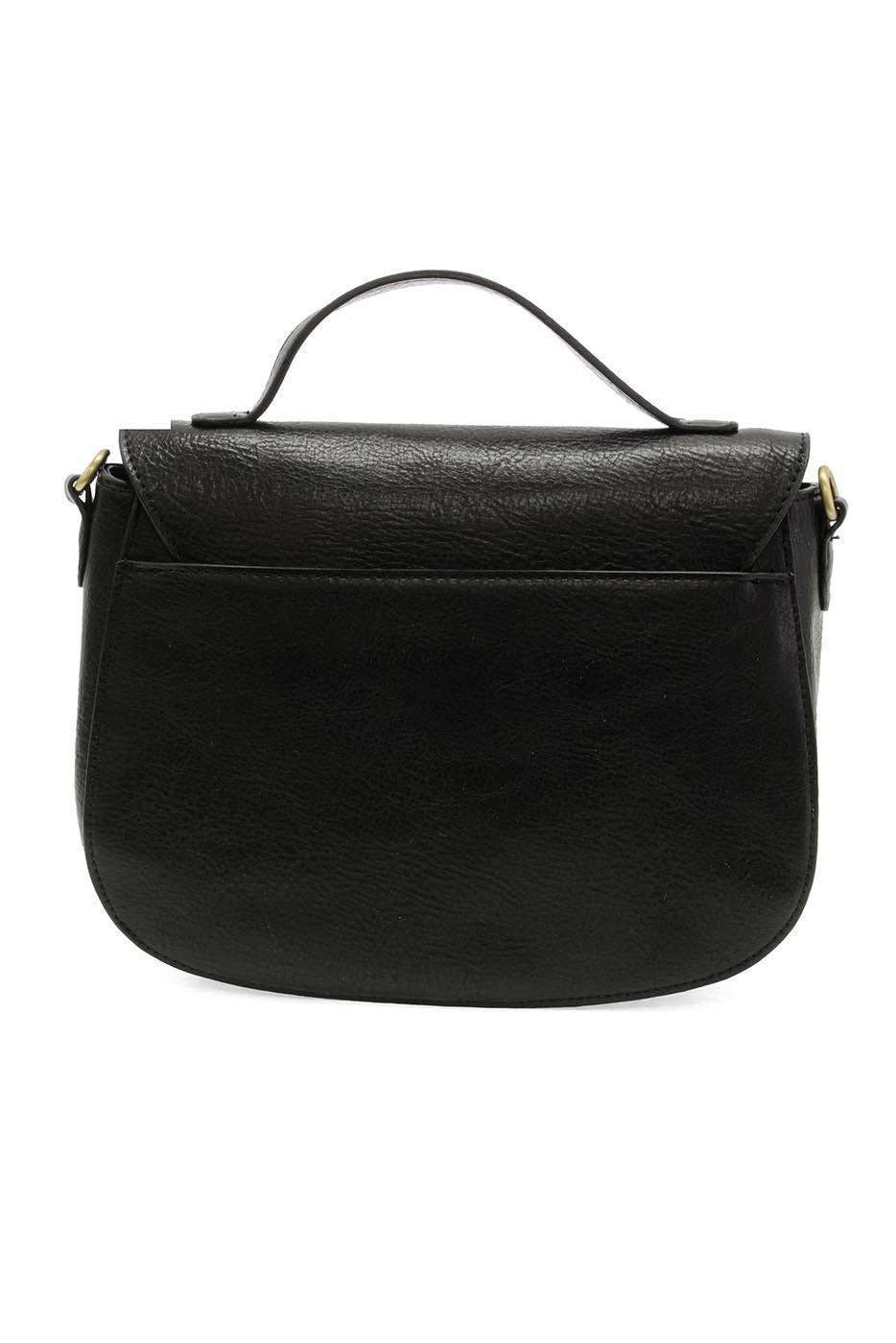 Hattie Bamboo Turnlock Top Handle Flap Crossbody
