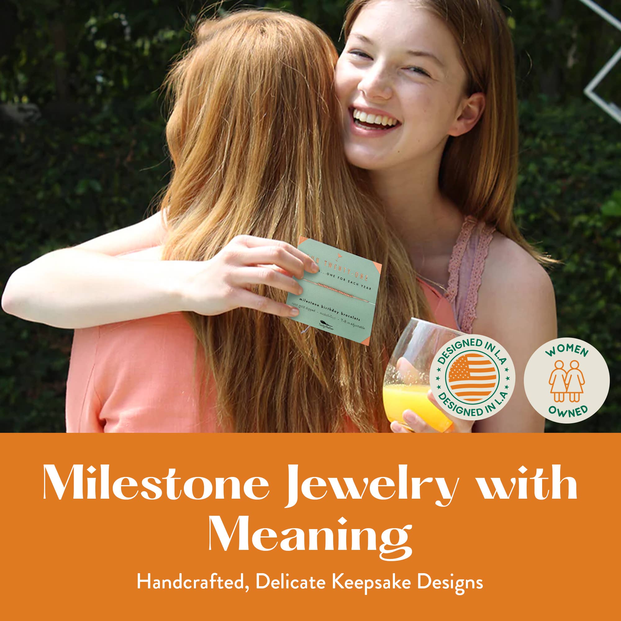 21st Milestone Birthday Bracelet - A Bead for Each Year