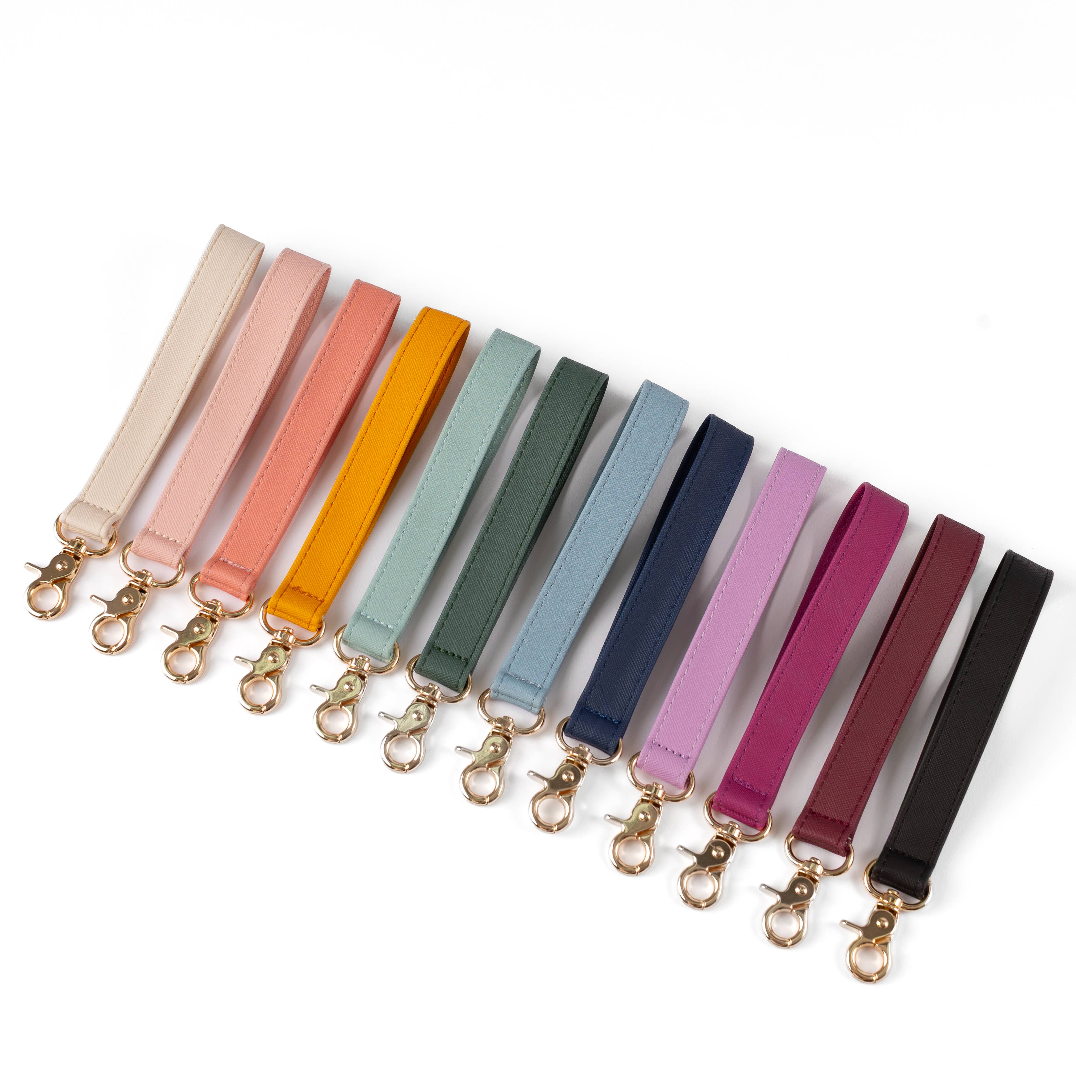 Creme Wristlet Keychain