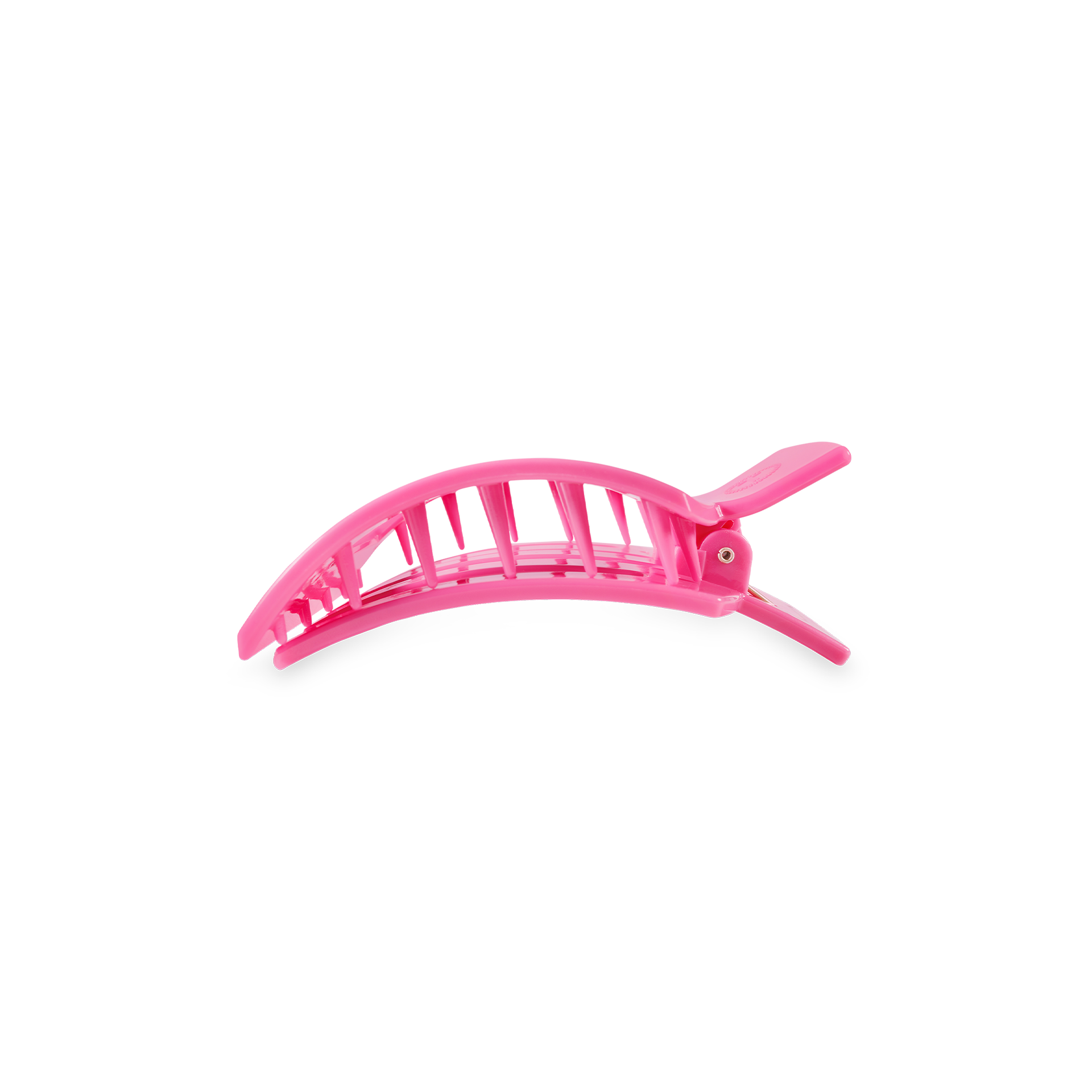 Square Flat Hair Clip | Small | Paradise Pink