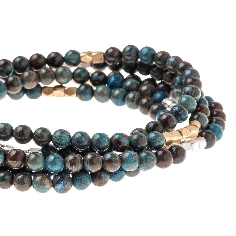Stone Wrap: Blue Sky Jasper - Stone of Empowerment