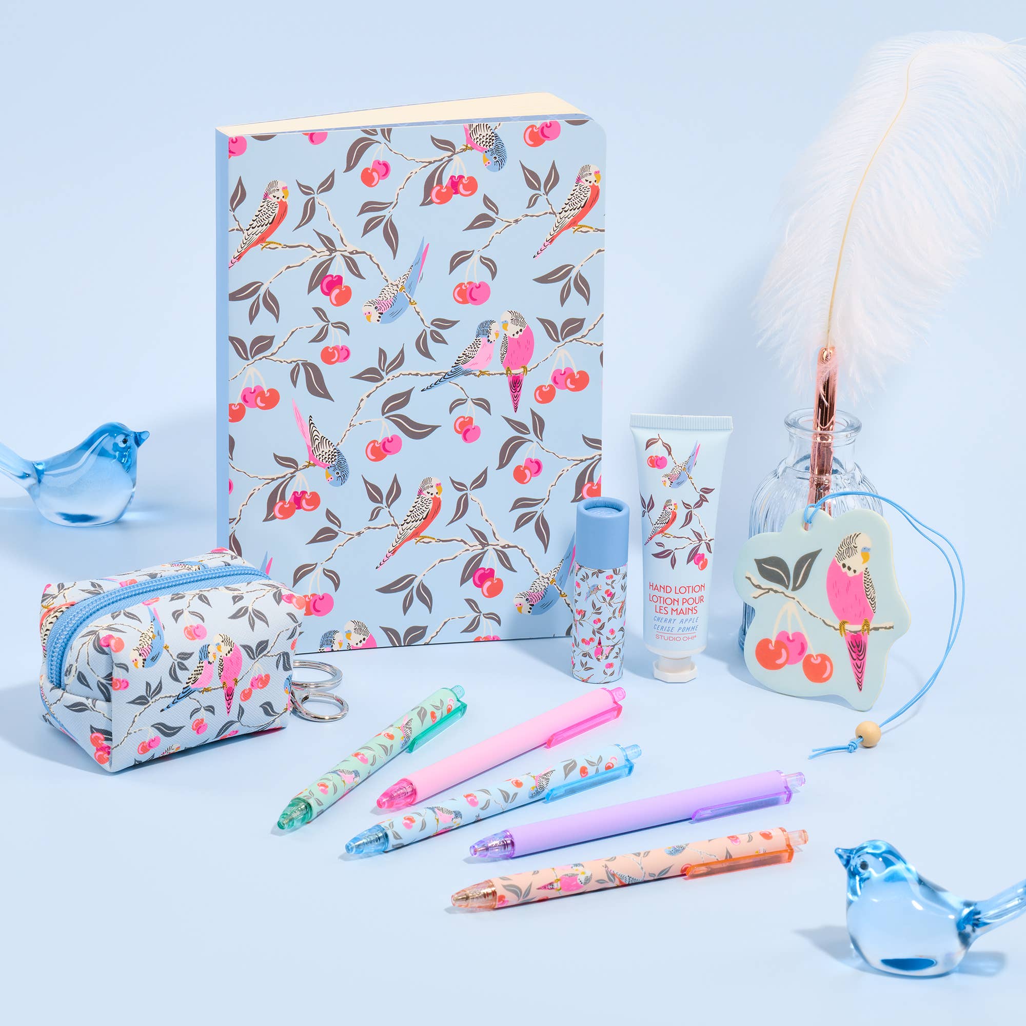 Birds in the Cherry Tree Lip Balm & Hand Lotion Set