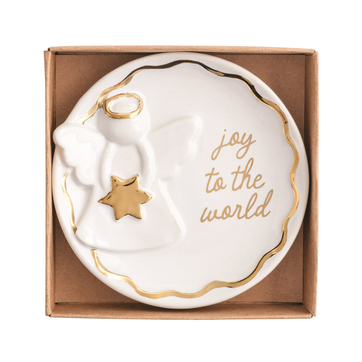Gold Angel Trinket Dish