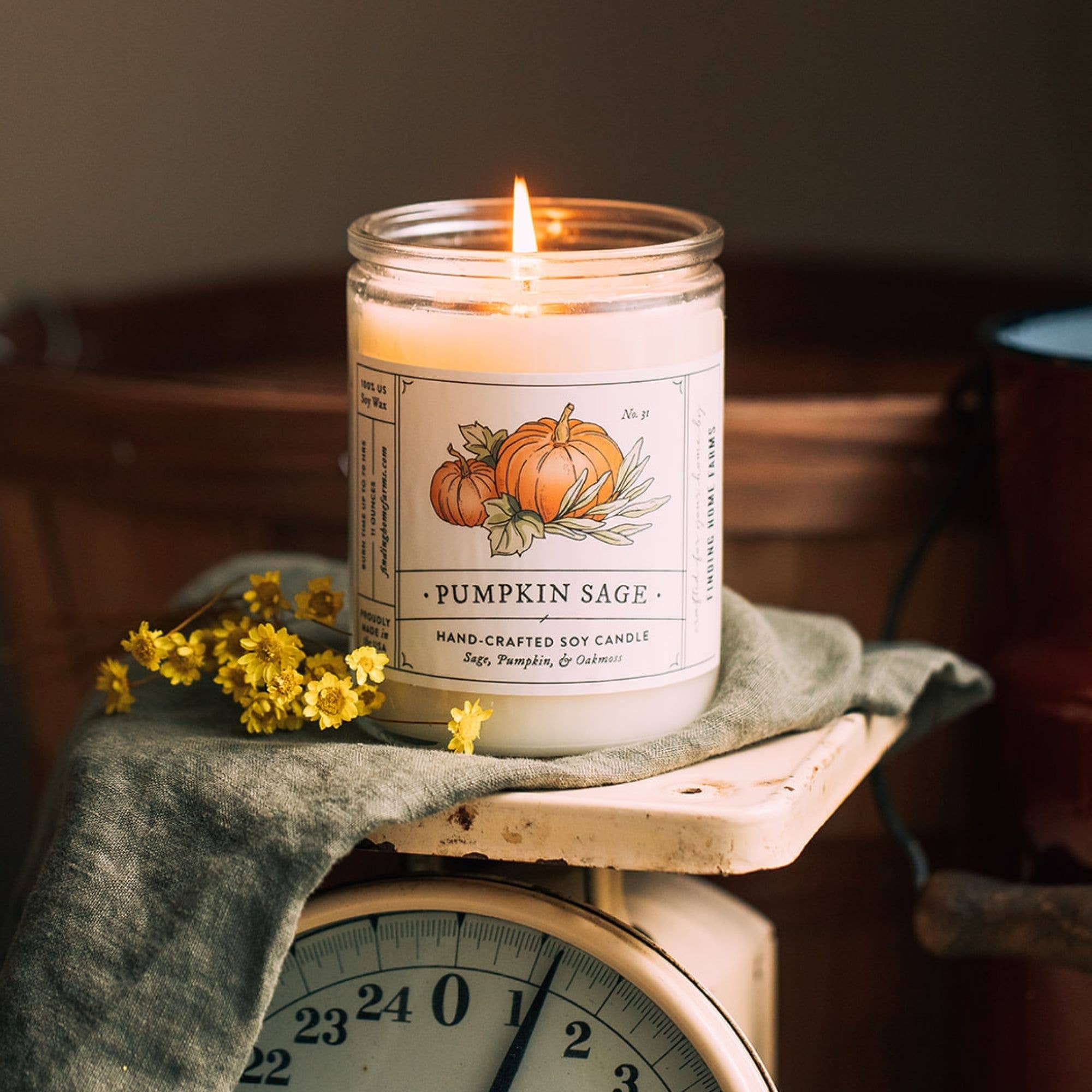 Finding Home Farms Pumpkin Sage Soy Candle