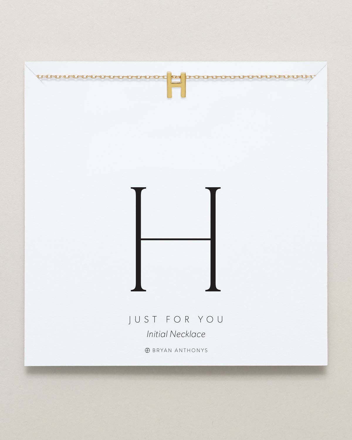 Just For You — Initial Necklace