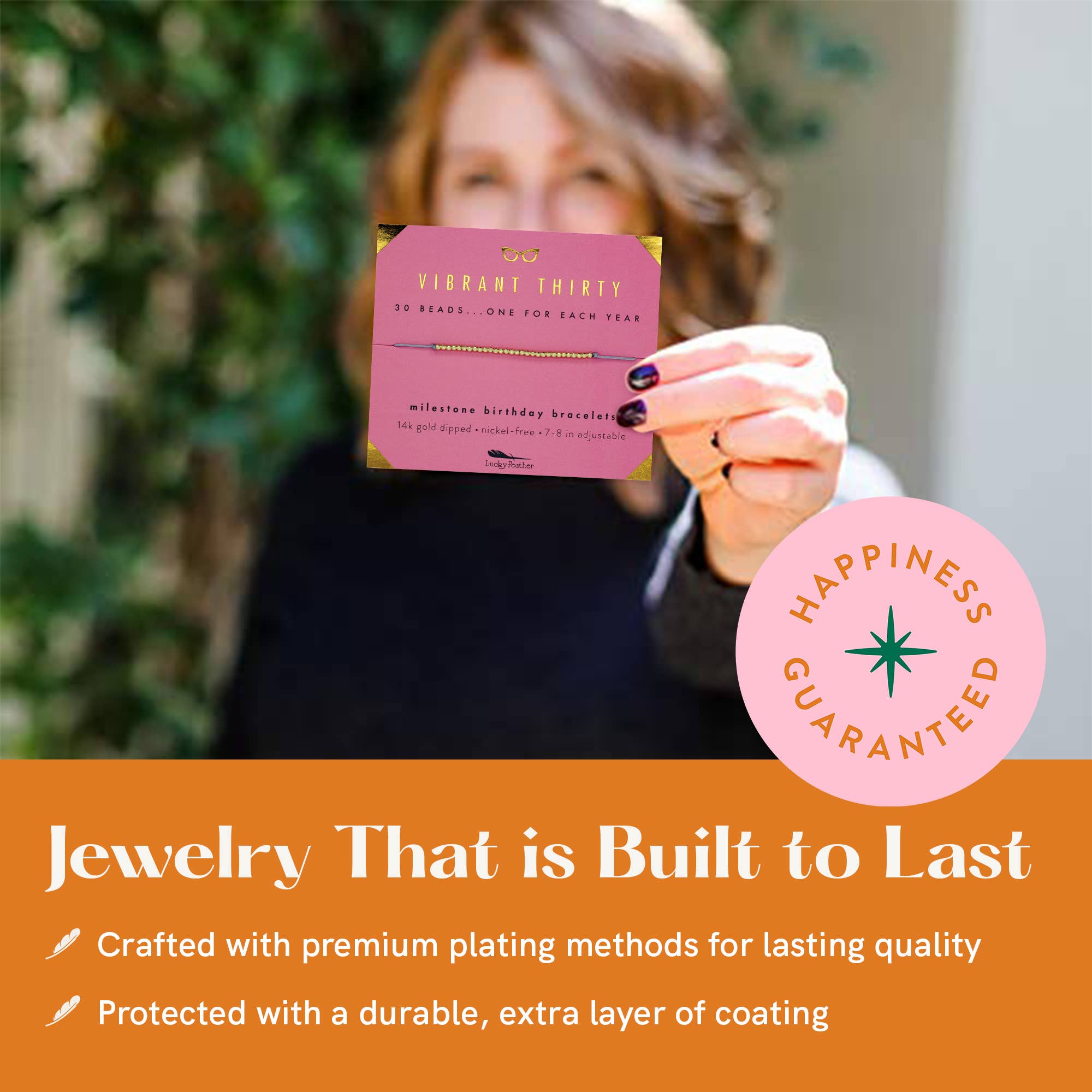 30th Milestone Birthday Bracelet - A Bead for Each Year