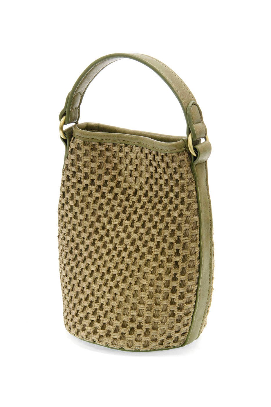 Kaia Open Weave Bucket Crossbody