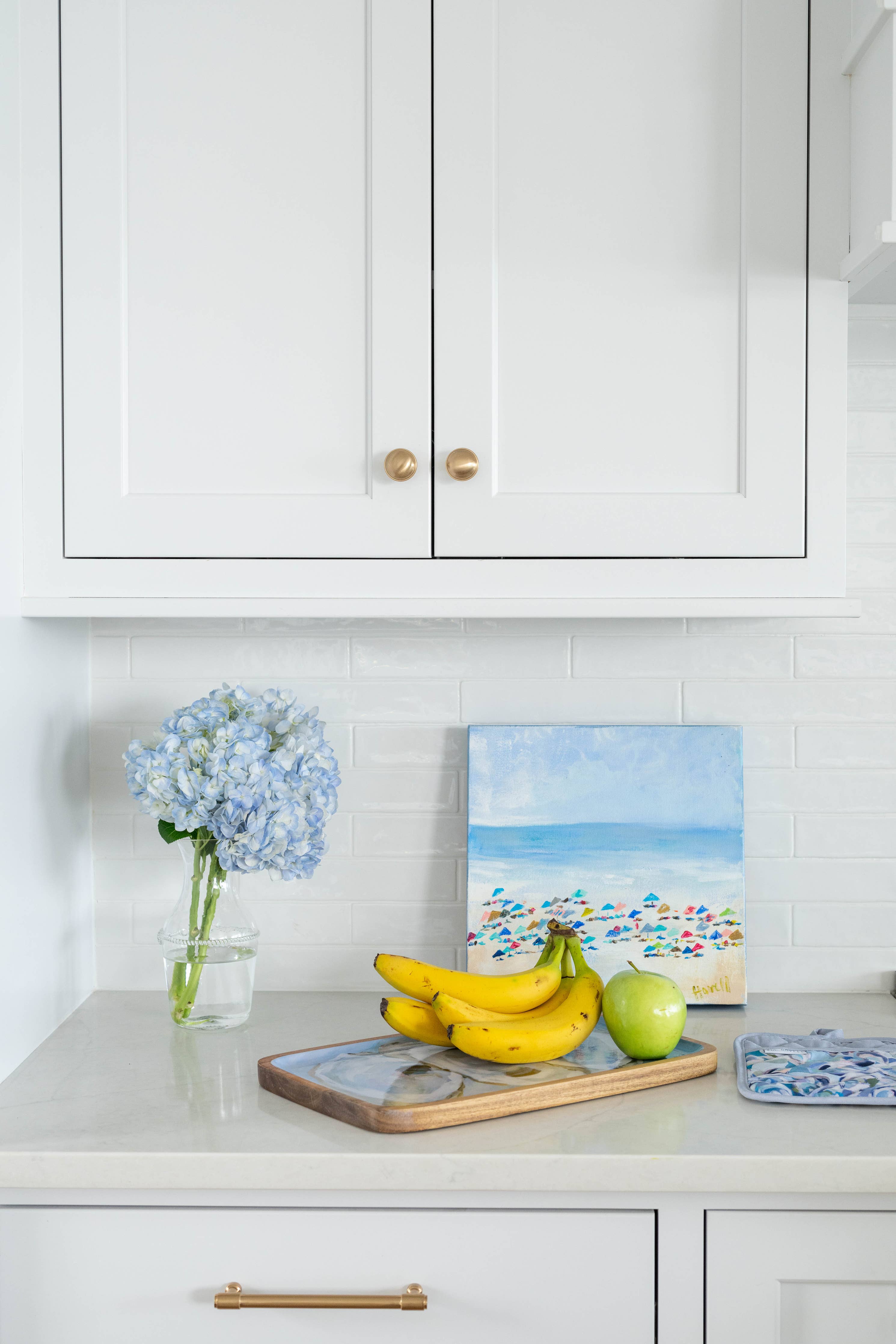 Wooden Serving Tray (Rectangle) - Coastal Oysters