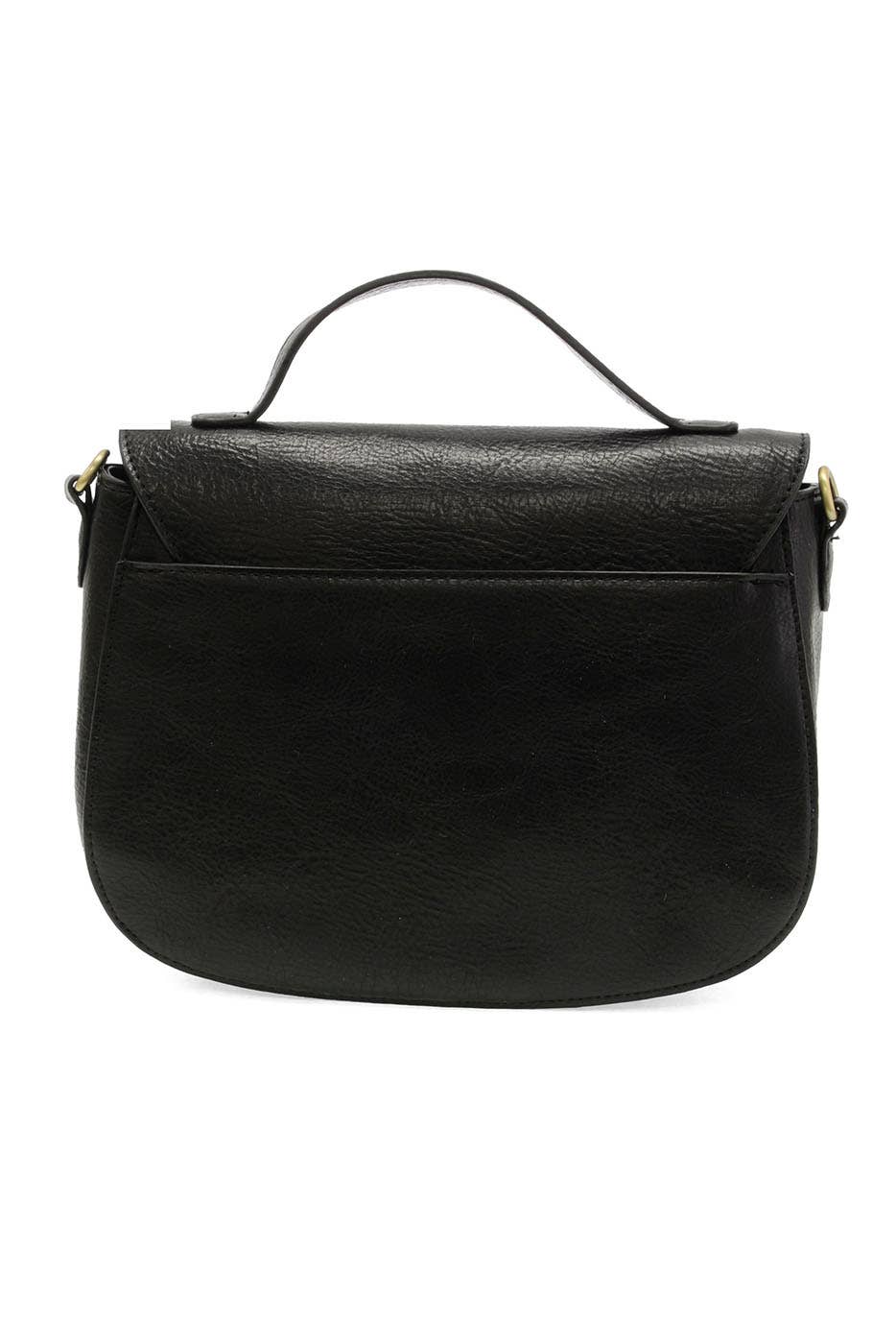 Hattie Bamboo Turnlock Top Handle Flap Crossbody