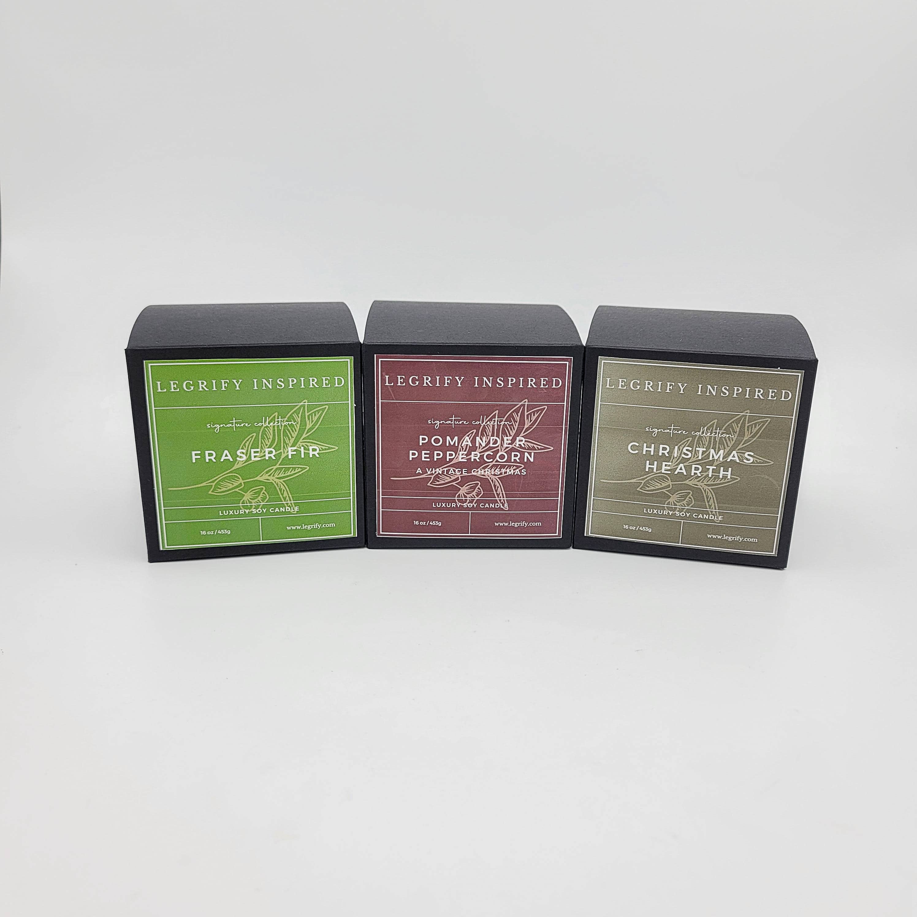 Pomander Peppercorn Classic Glass 2 Wick Soy Candle