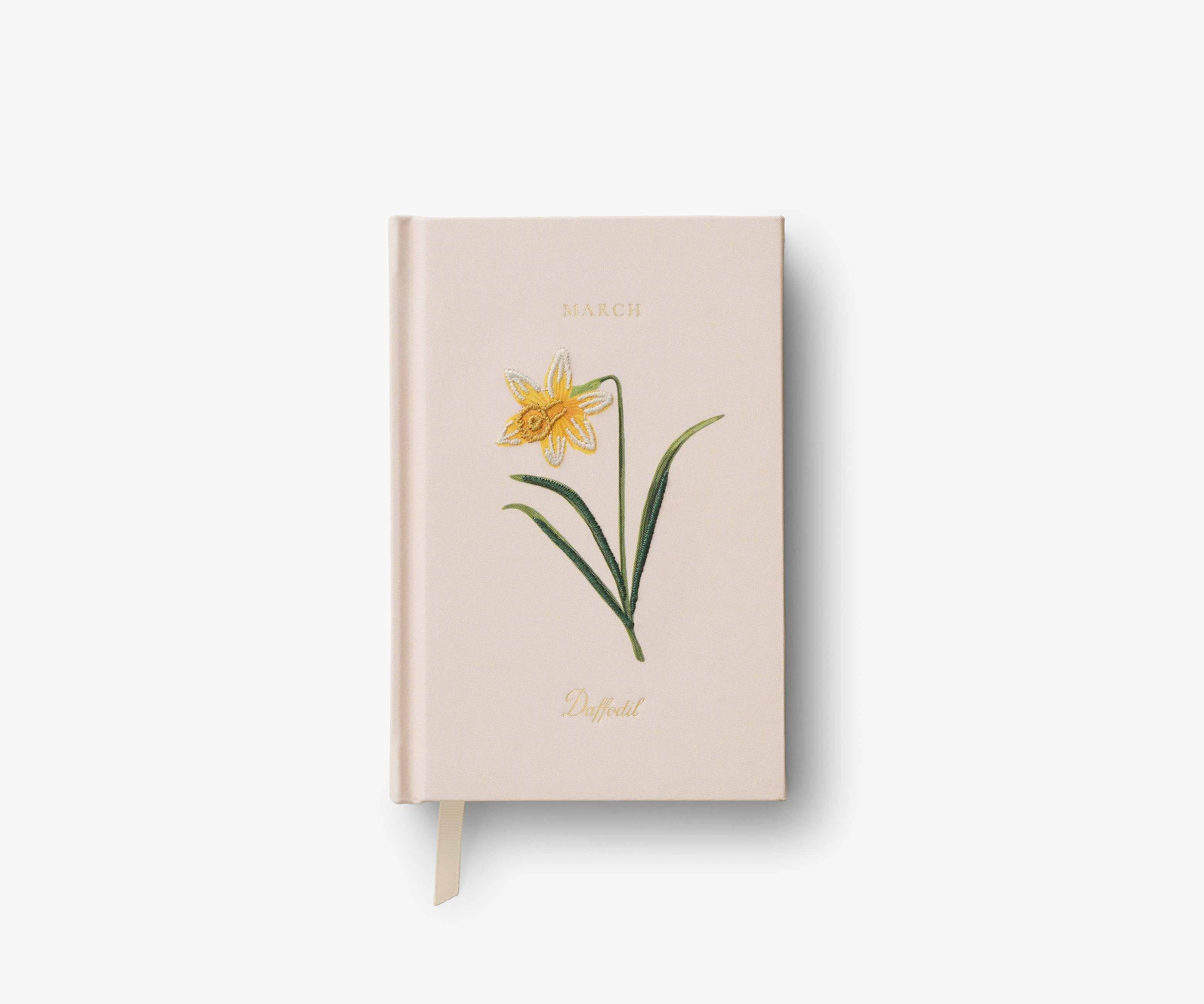 Birth Month Mini Embroidered Journal