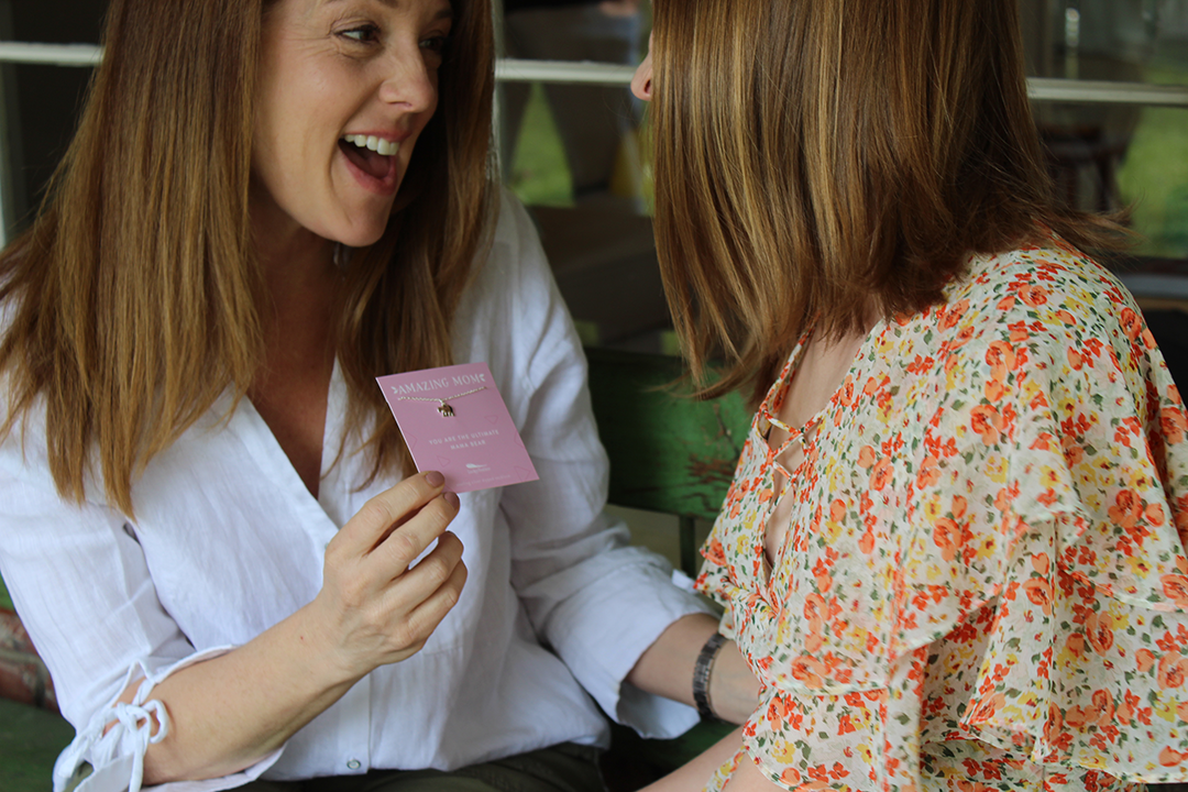 Mom Necklace - You are the Ultimate Mama Bear - Silver