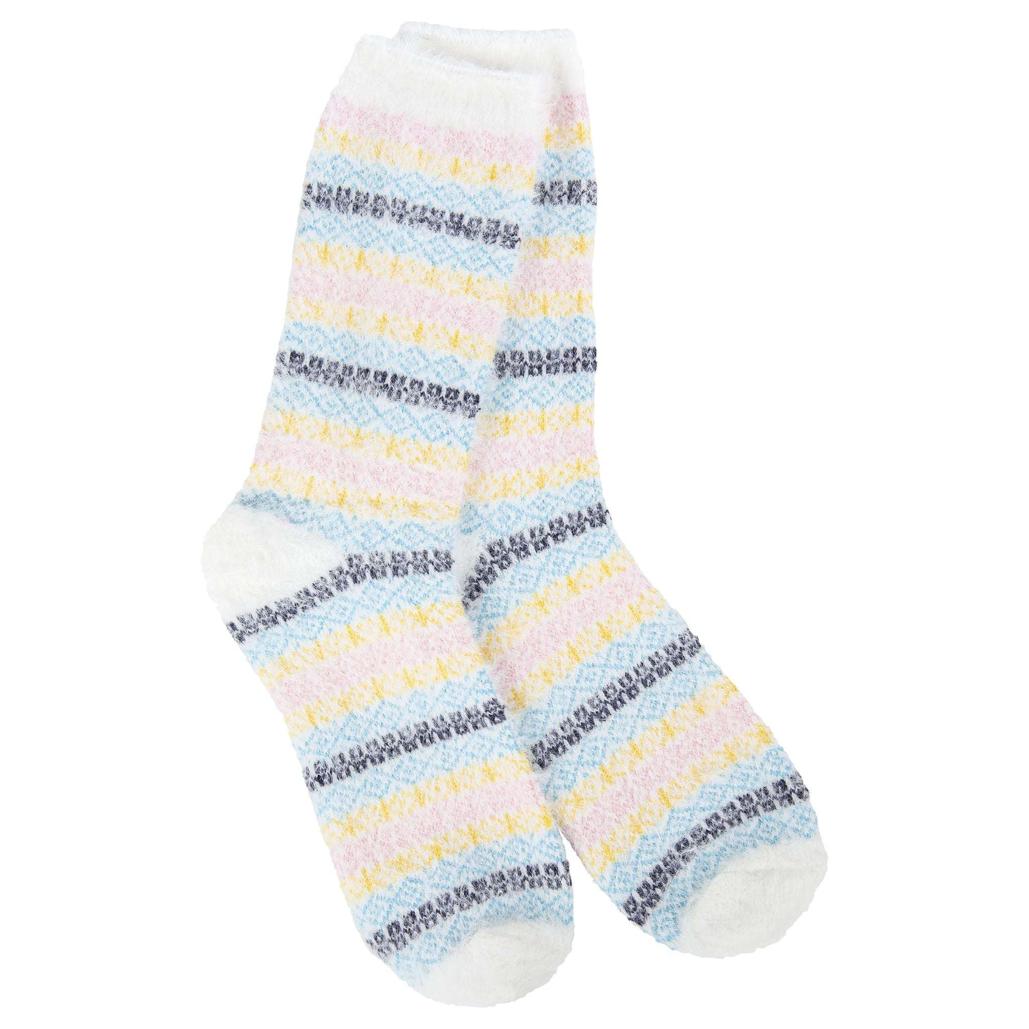 Feather Multi Stripe Crew OS Wonderland