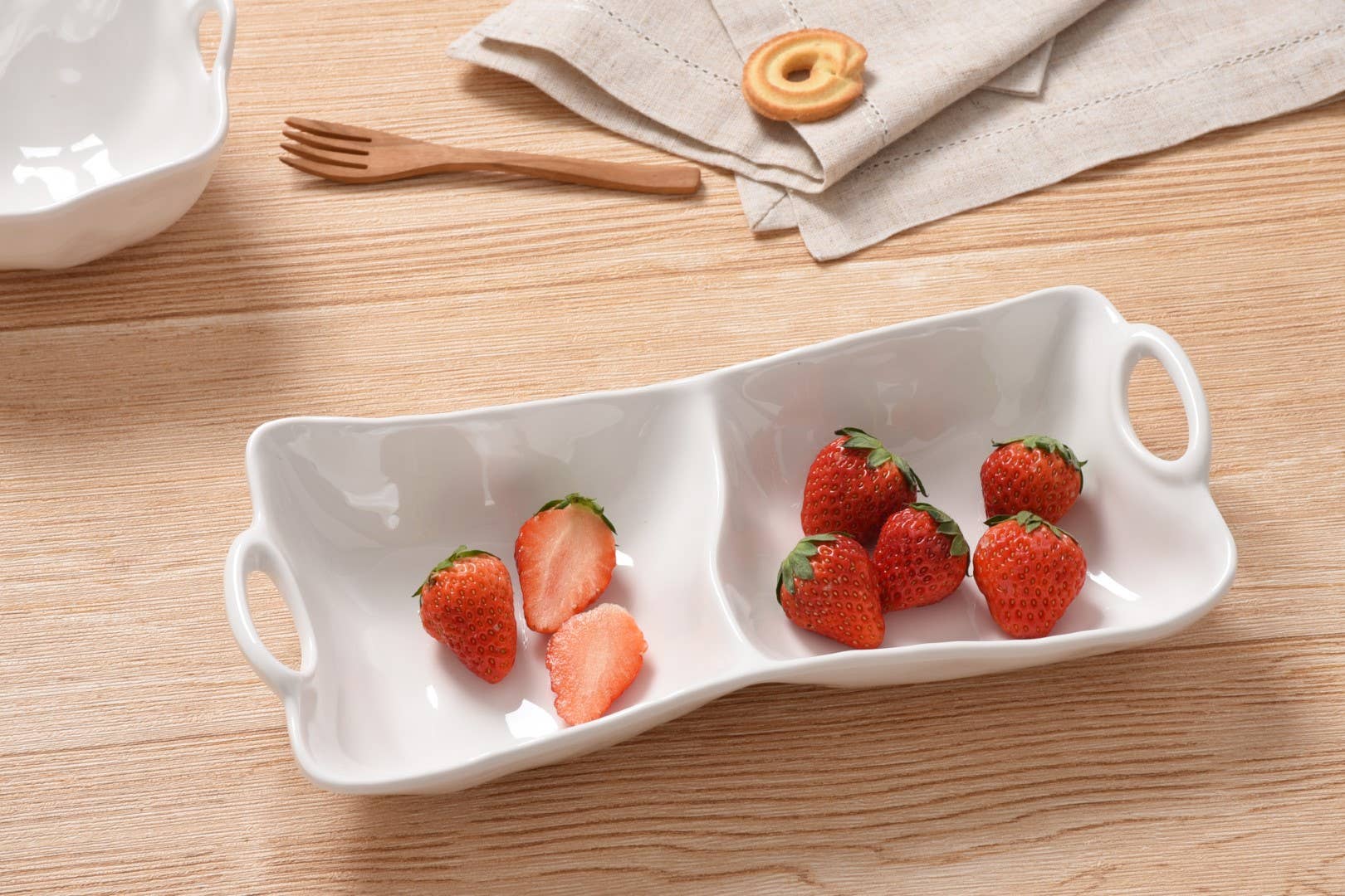 2 Section Server in Shatterproof Melamine