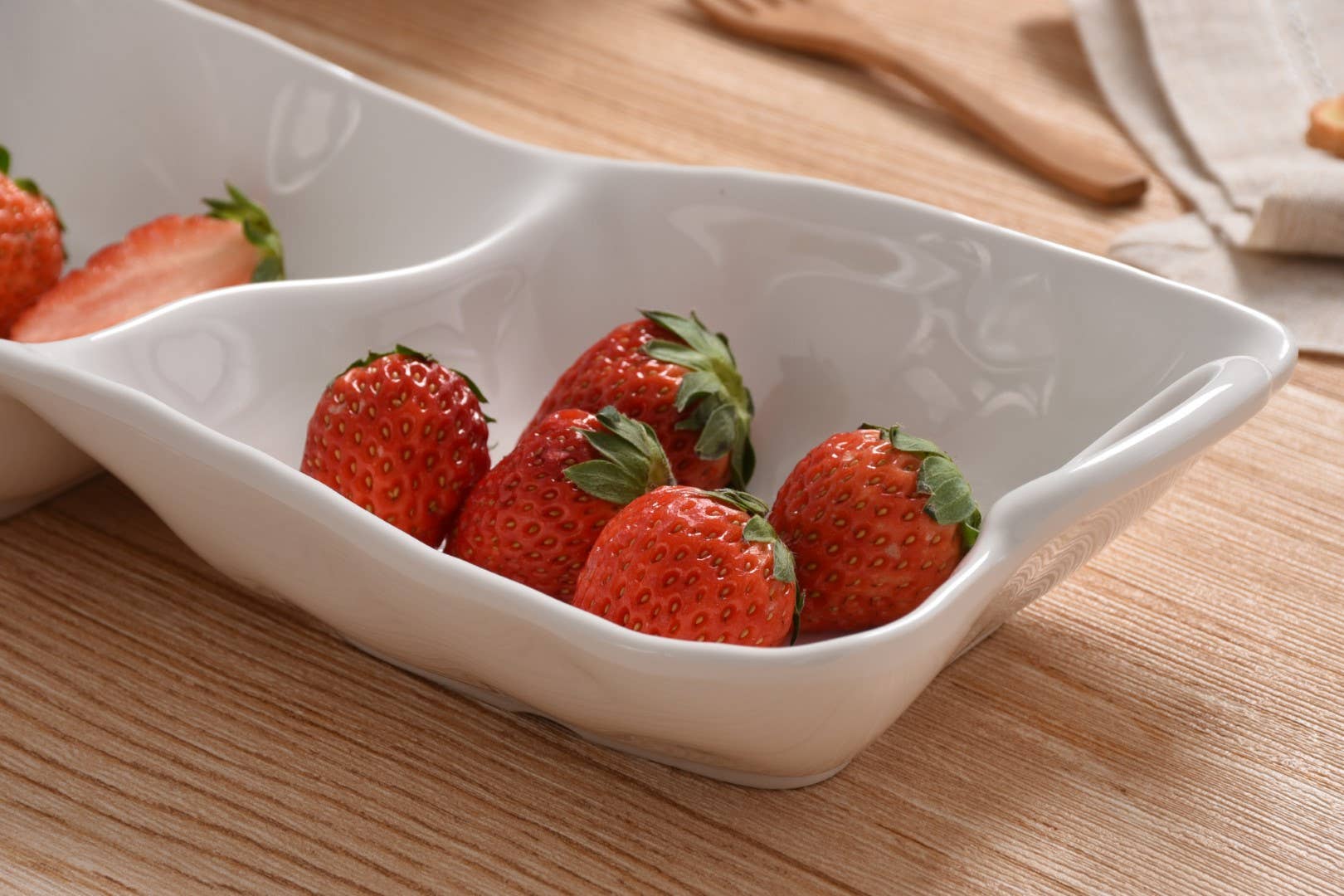 2 Section Server in Shatterproof Melamine