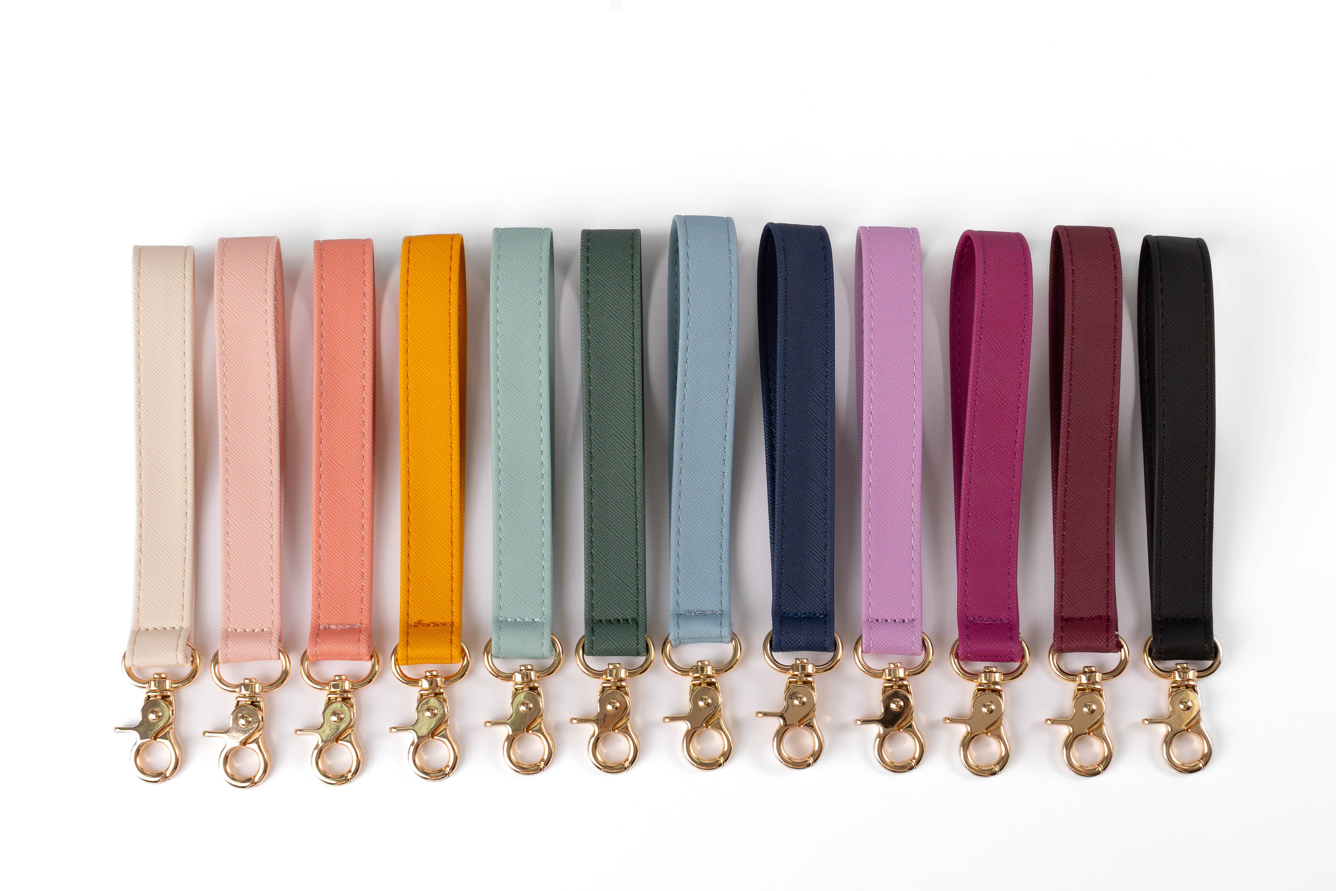 Creme Wristlet Keychain