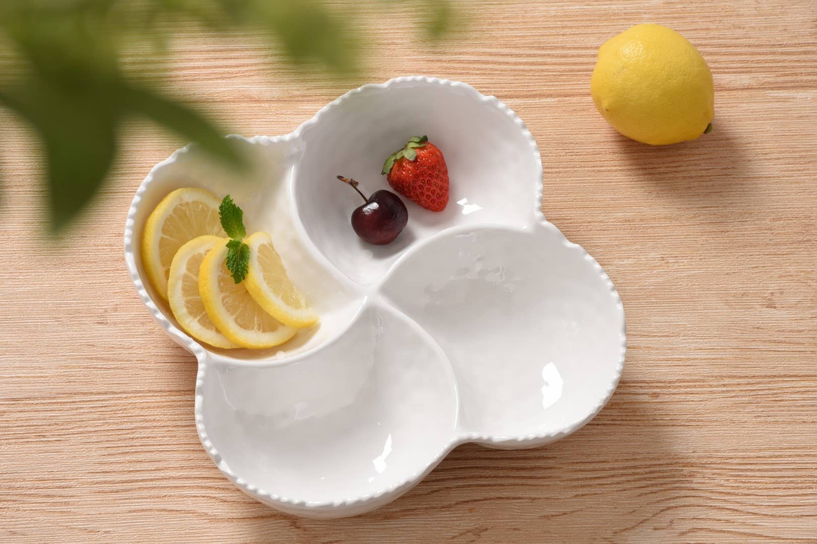4 Section Bowl in Shatterproof Melamine