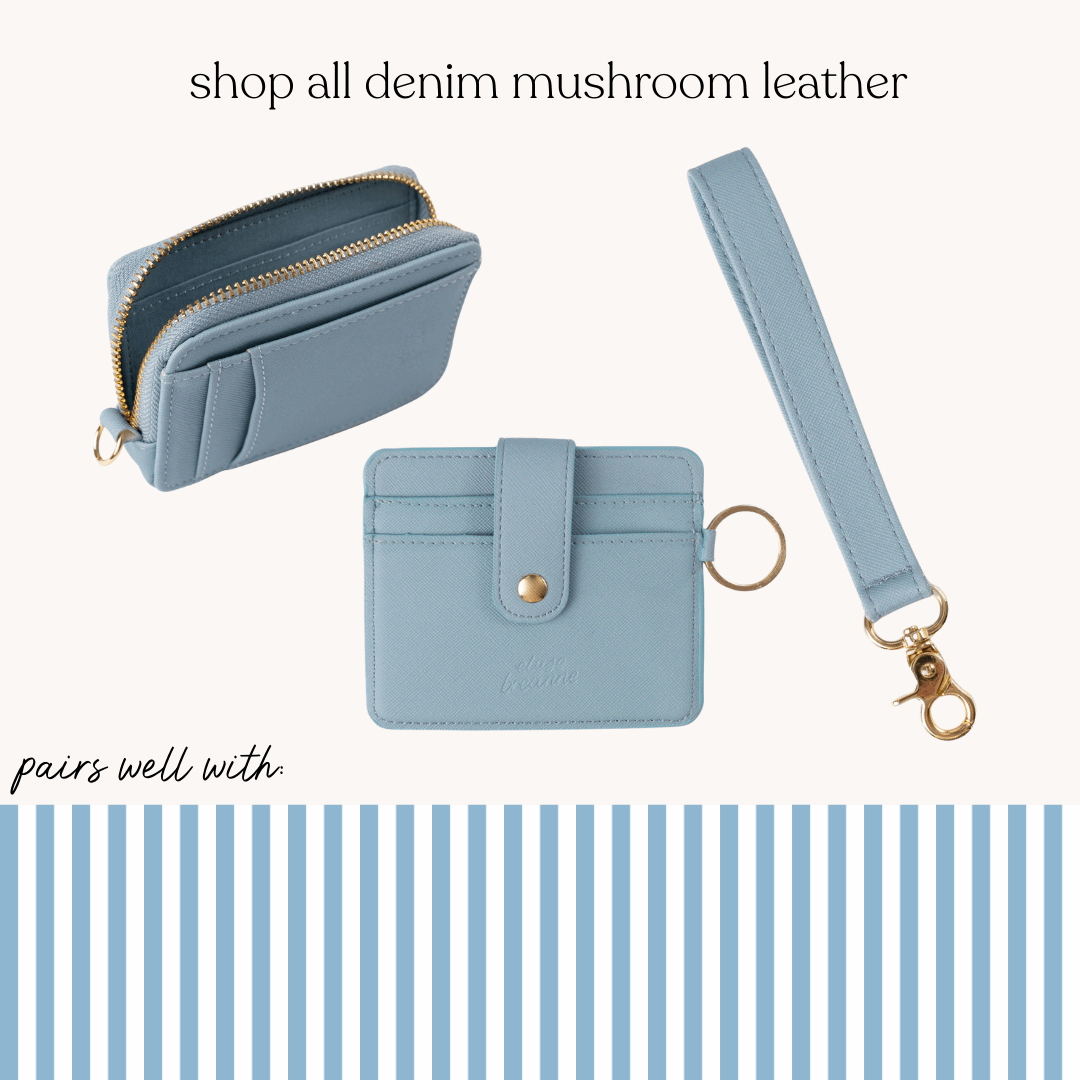 Denim Wristlet Keychain