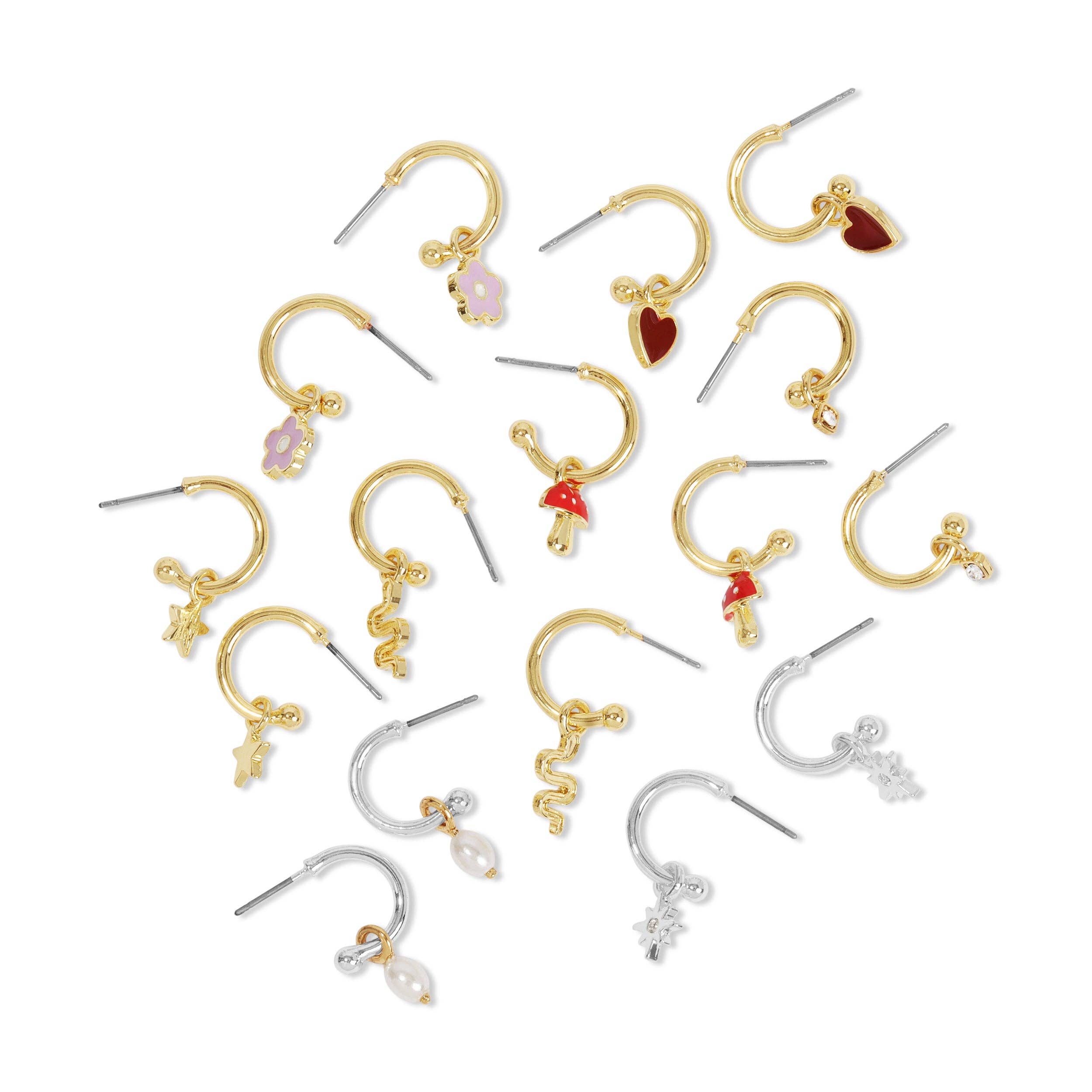 Hoops with Drop - Mushroom