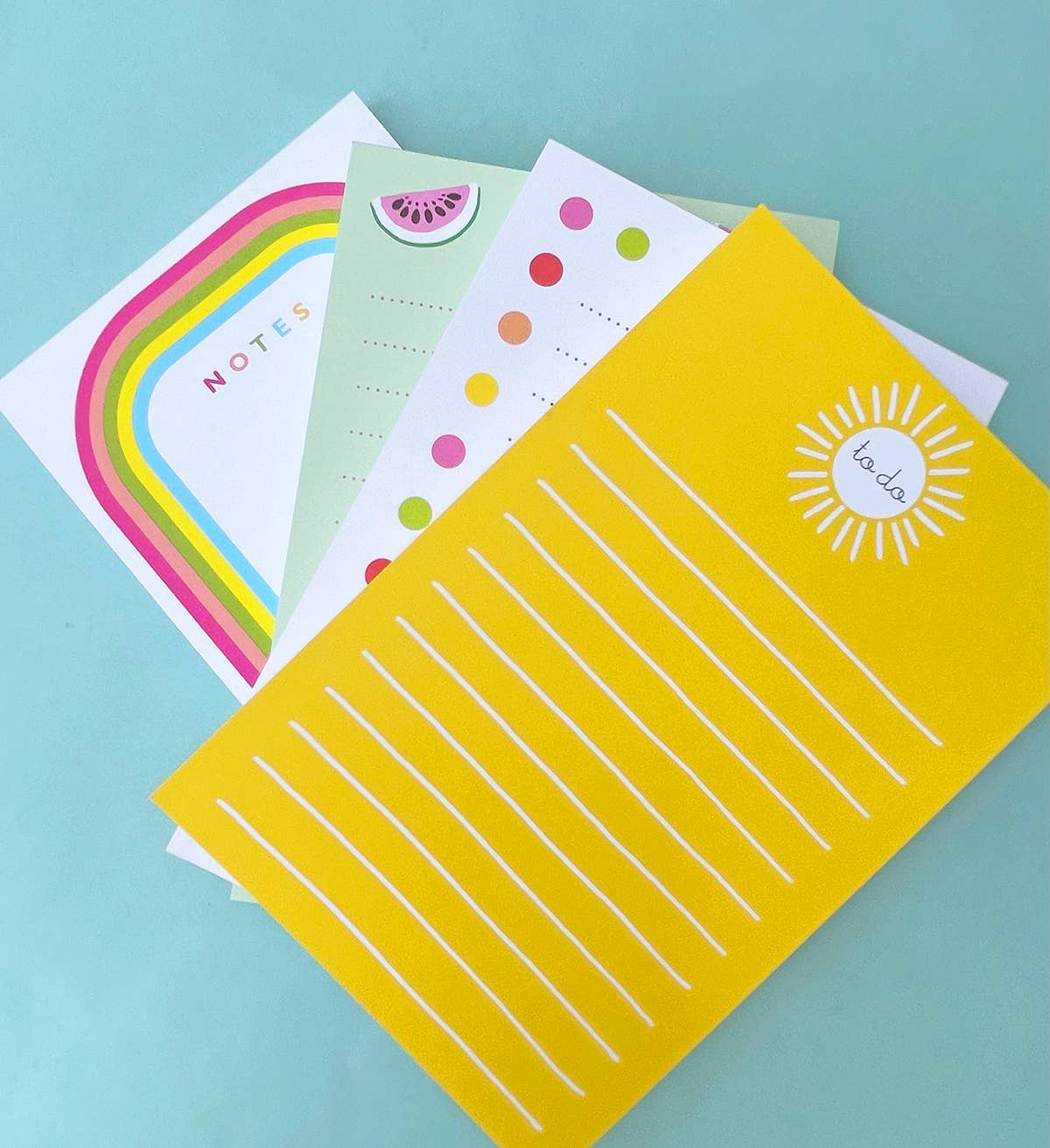 Rainbow Happy Notepad