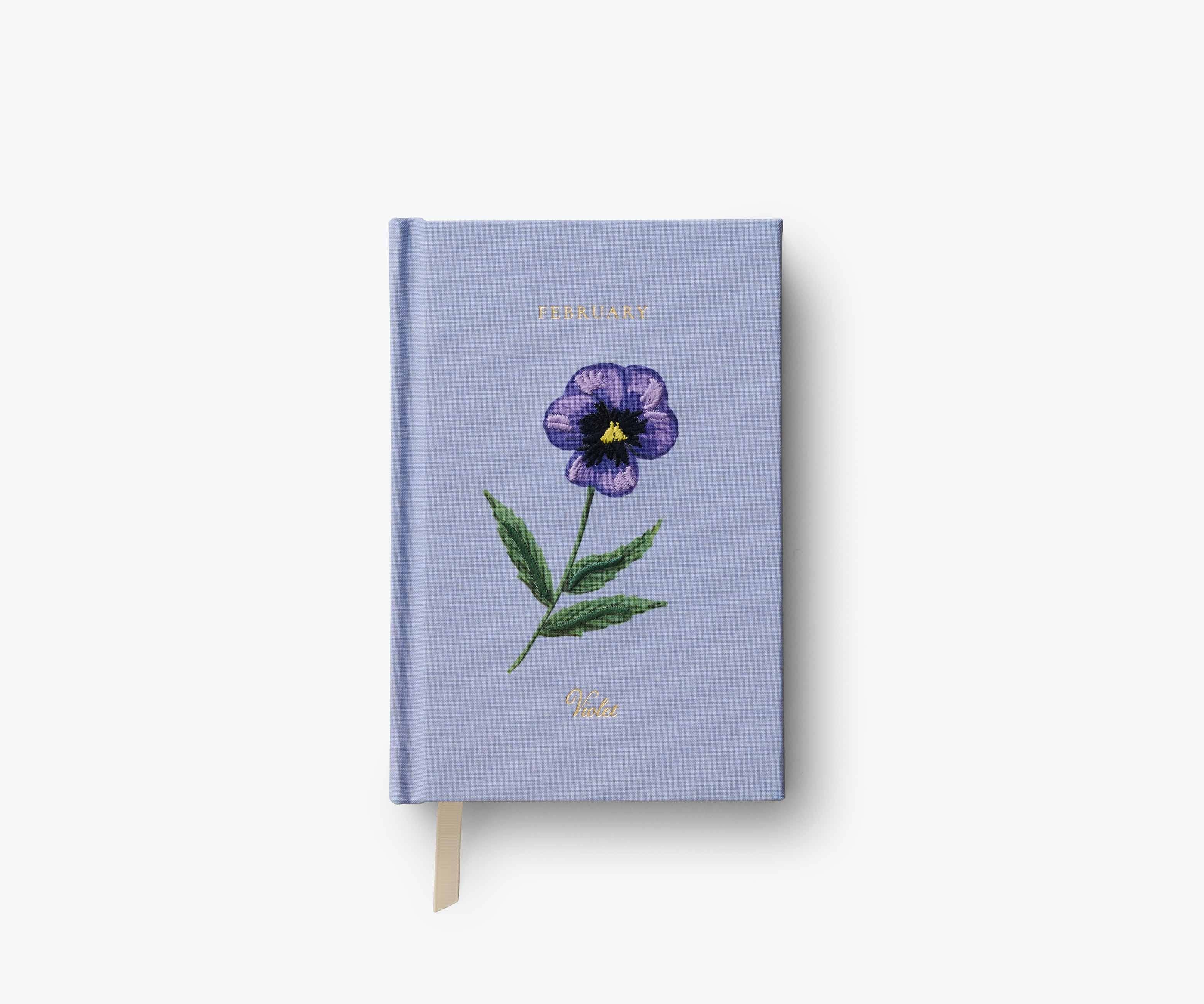 Birth Month Mini Embroidered Journal