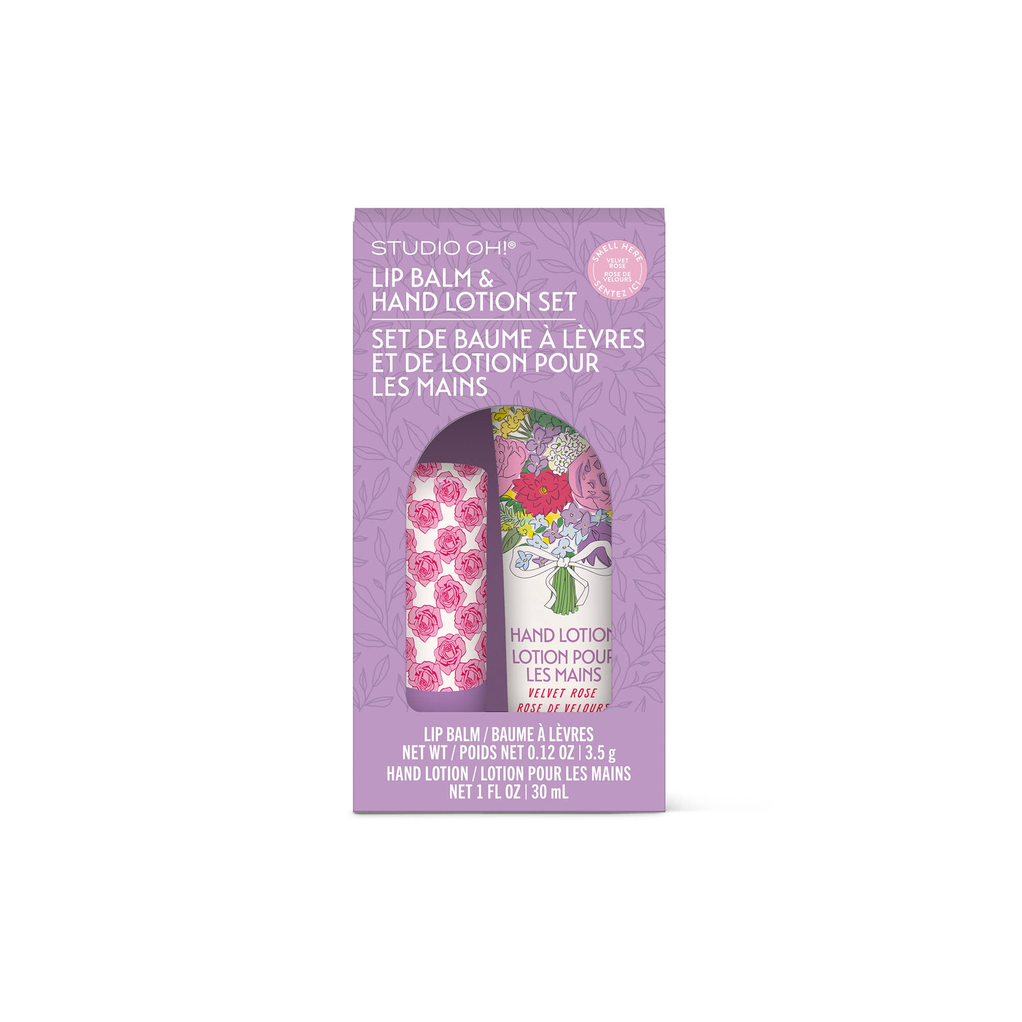 Petite Rose Lip Balm & Hand Lotion Set