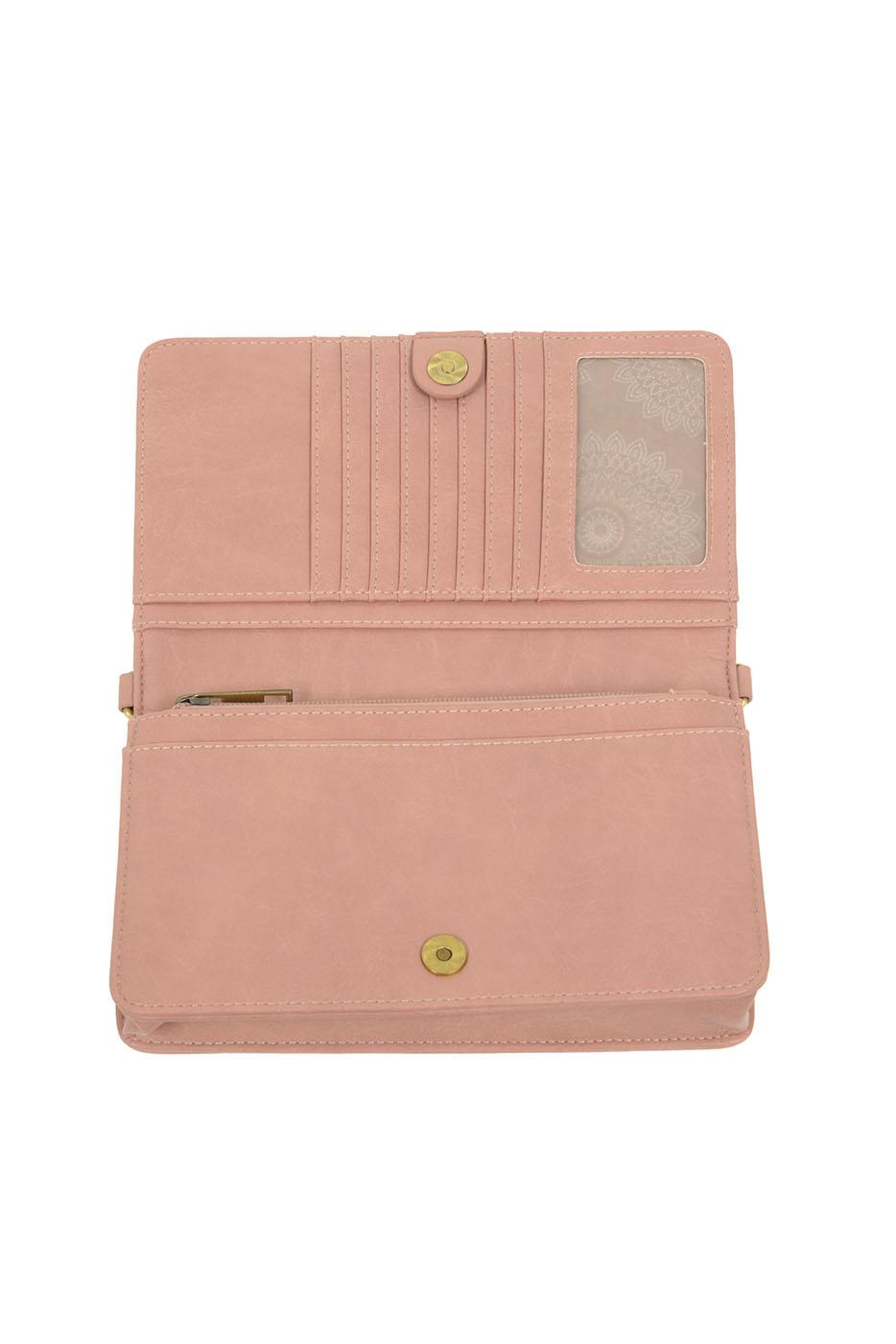 Mauve Billie Mini Organizer Crossbody Bag