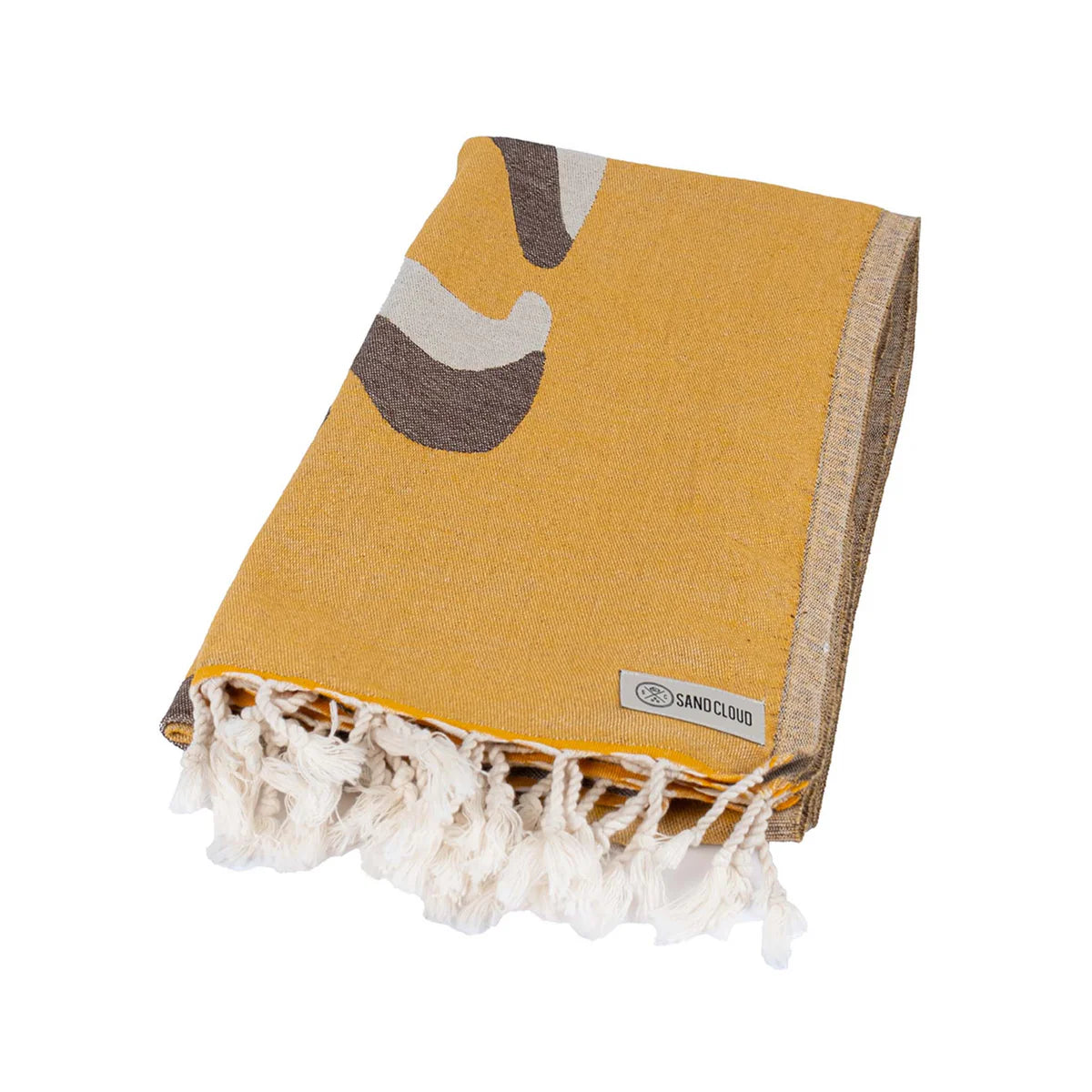 Golden Fern Sand Cloud Beach Towel