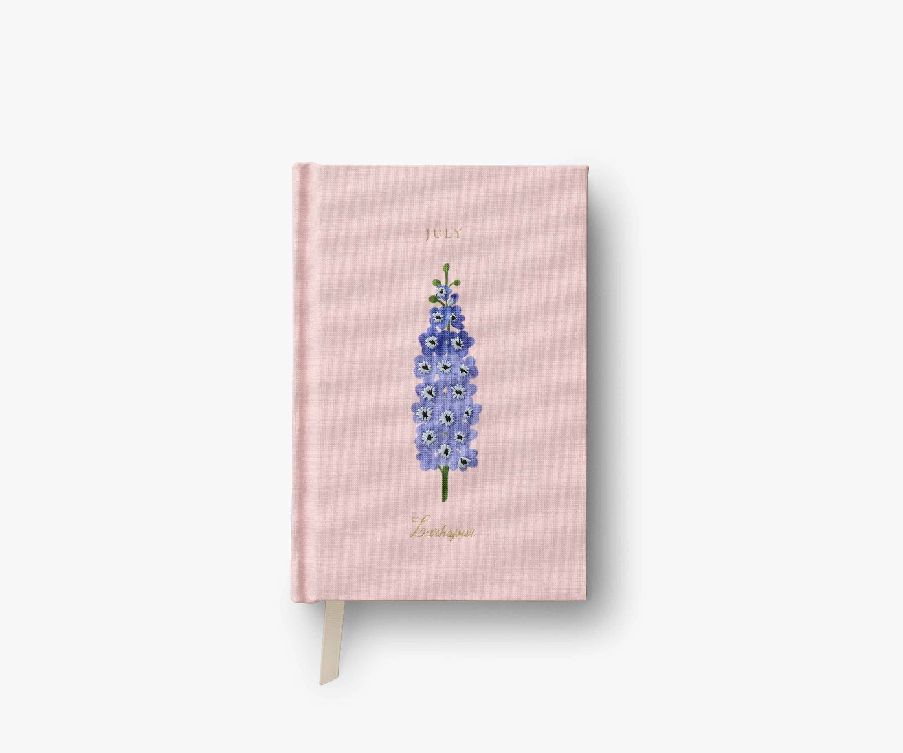 Birth Month Mini Embroidered Journal
