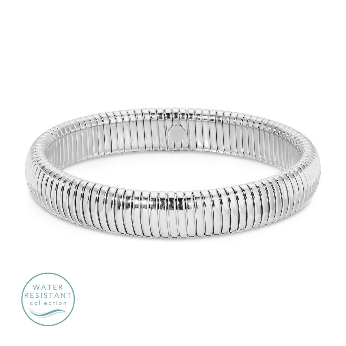 Large Flex Bangle, Water-Resistant: Silver