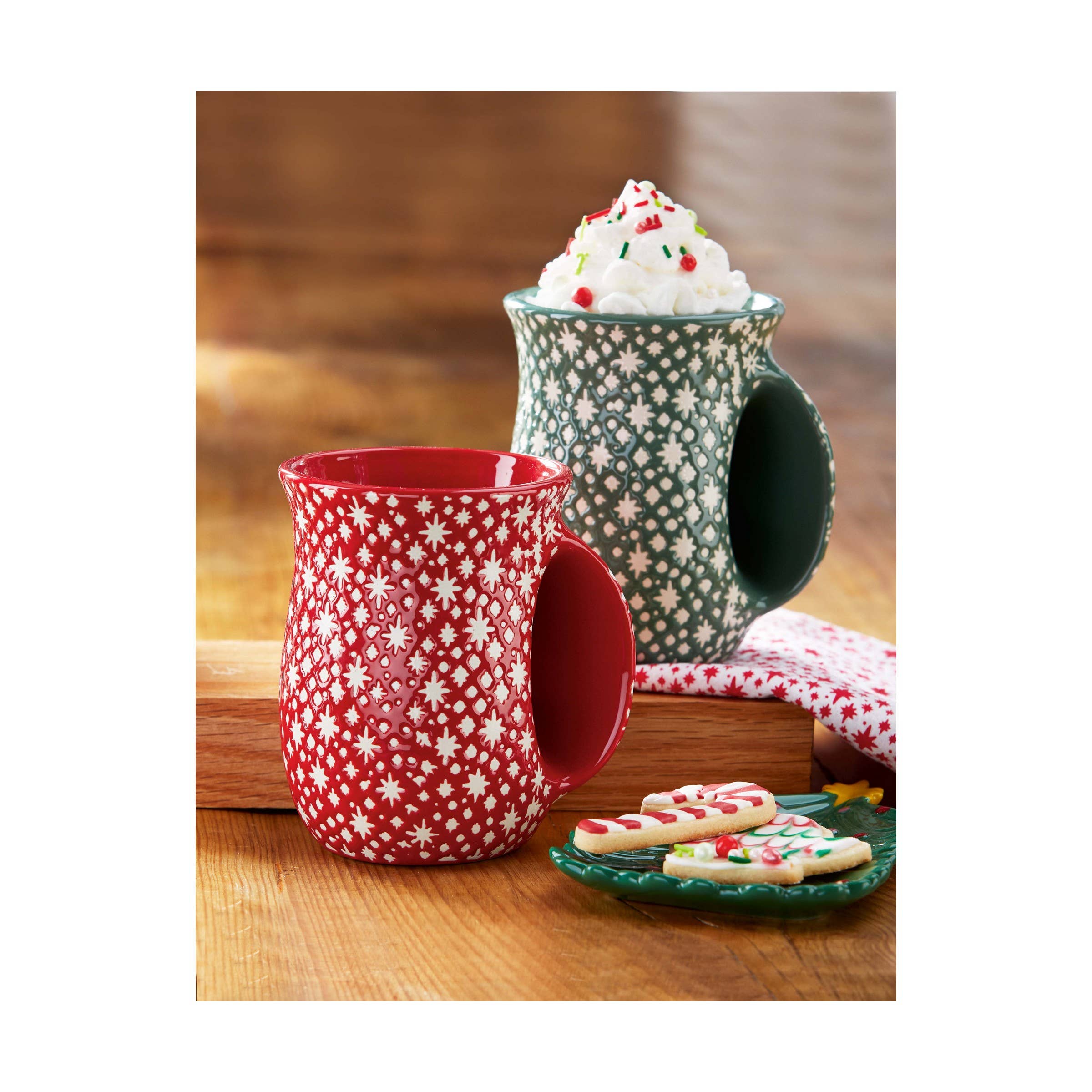 Twinkle Twinkle Handwarmer Mug Green