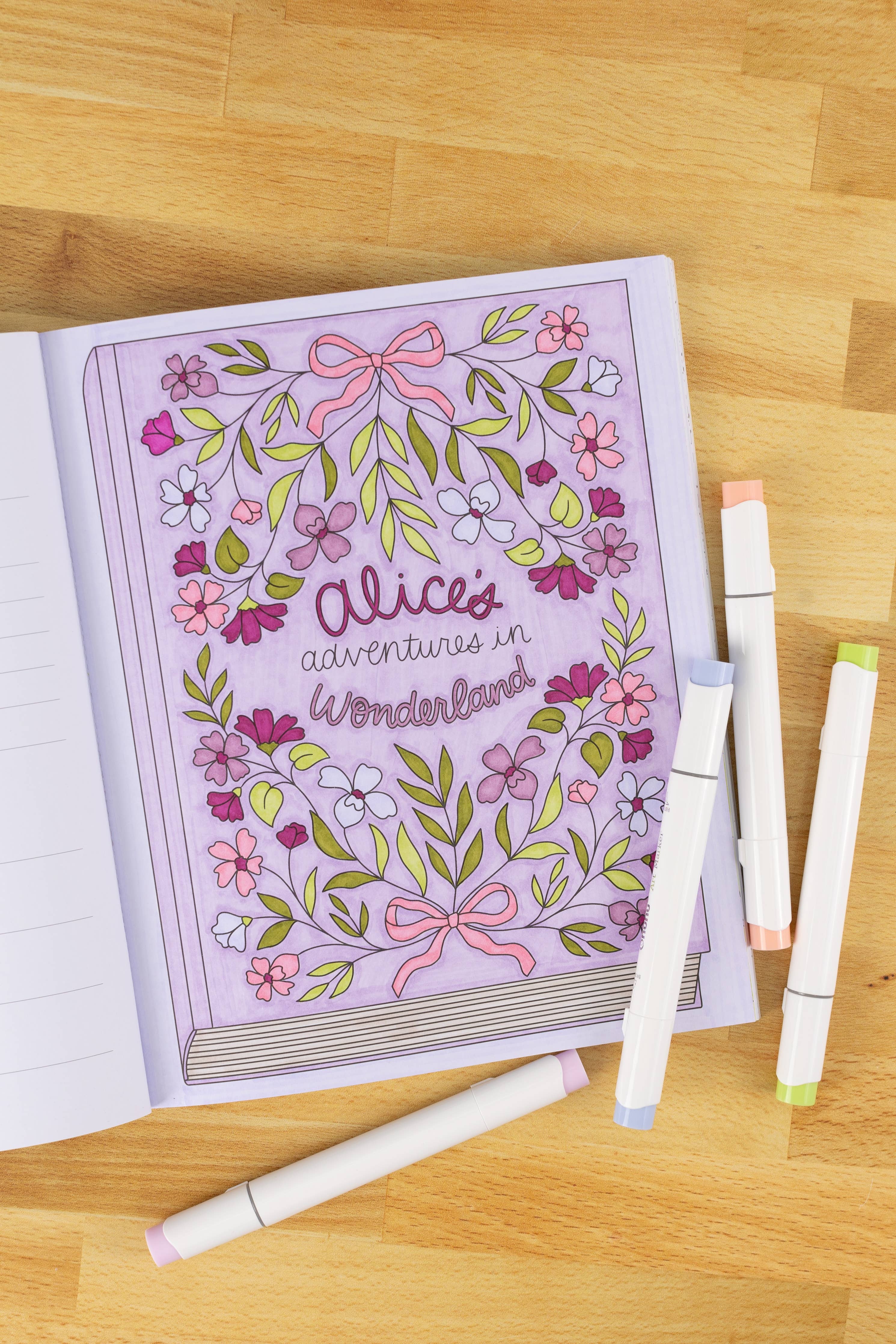 All Booked Up Coloring Book | Bookish & Reading