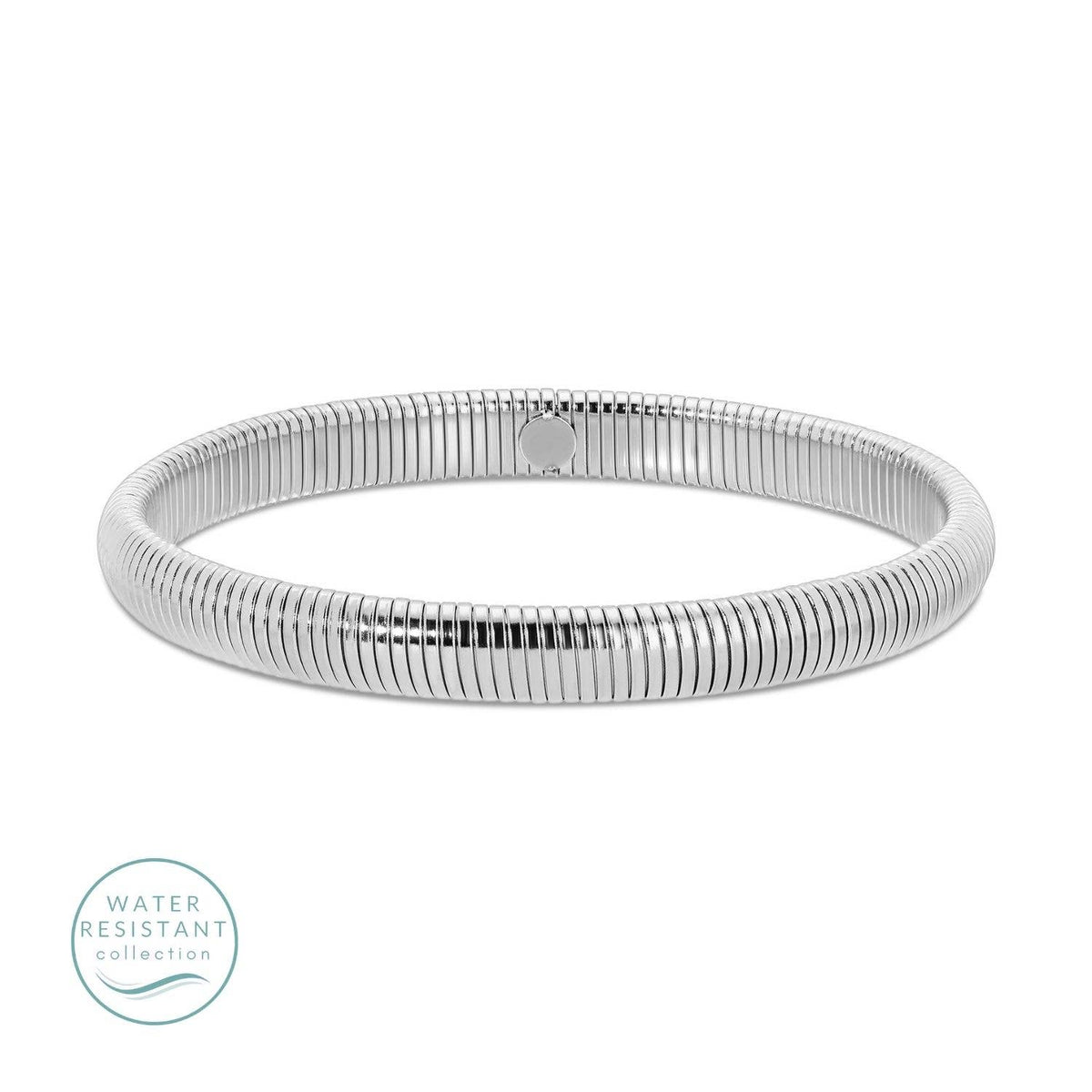 Narrow Flex Bangle - Water-Resistant: Silver