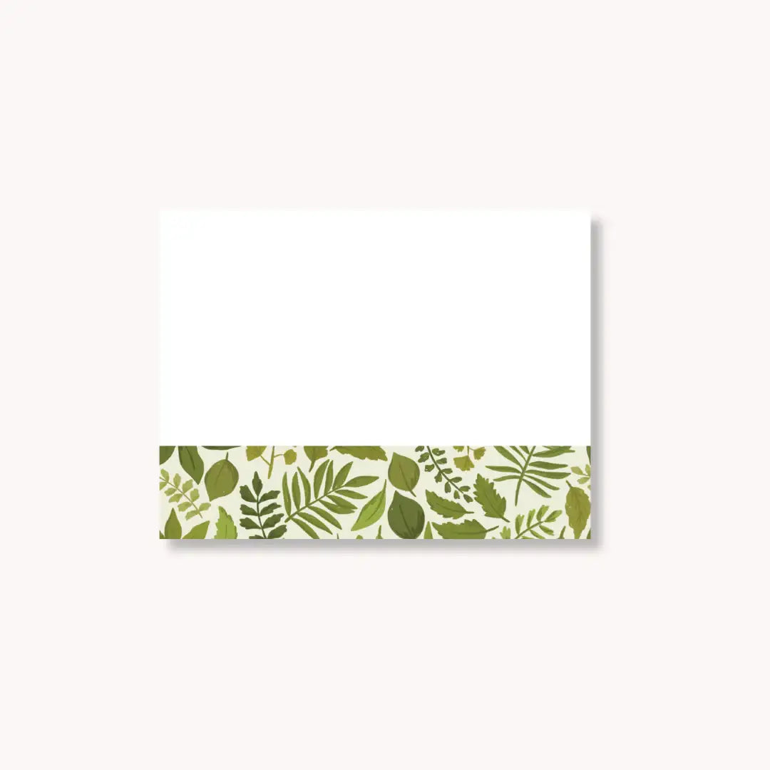 Floral Sticky Note, 4x3"