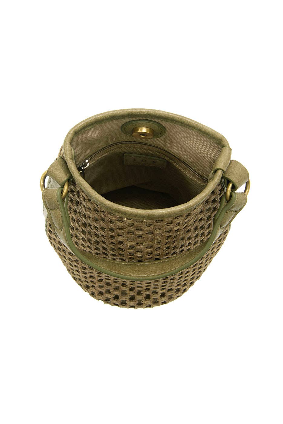 Kaia Open Weave Bucket Crossbody