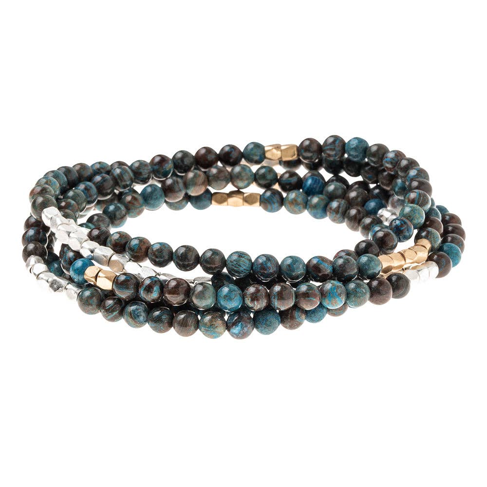 Stone Wrap: Blue Sky Jasper - Stone of Empowerment